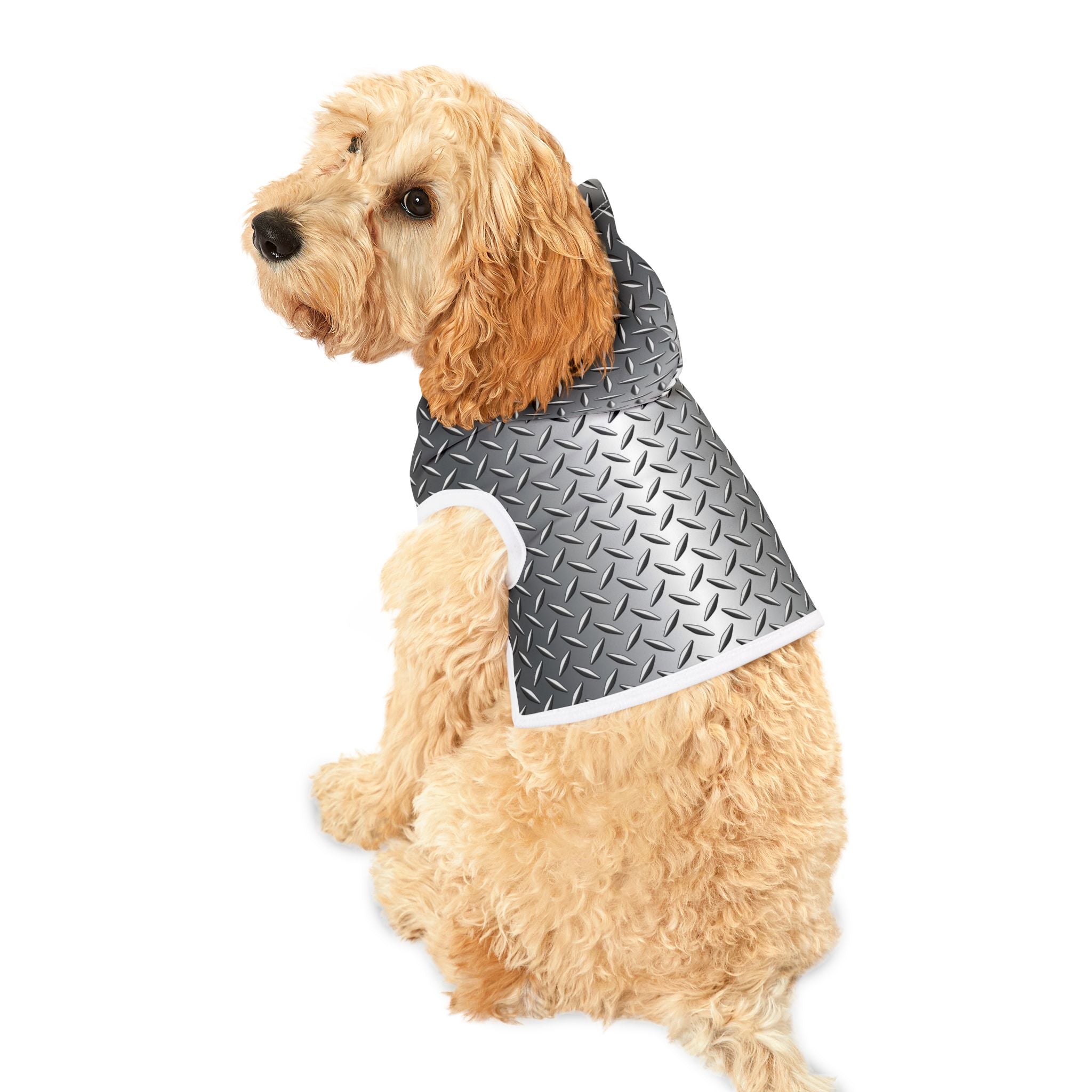 Diamond Plate Pet Hoodie
