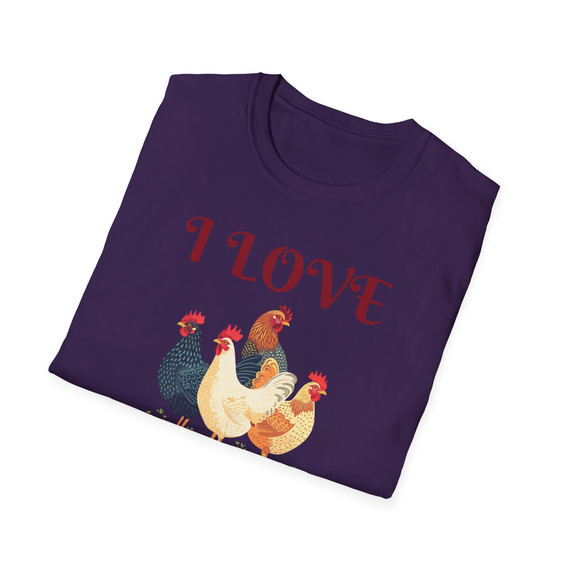 I love C*cks - Funny Rooster Shirt