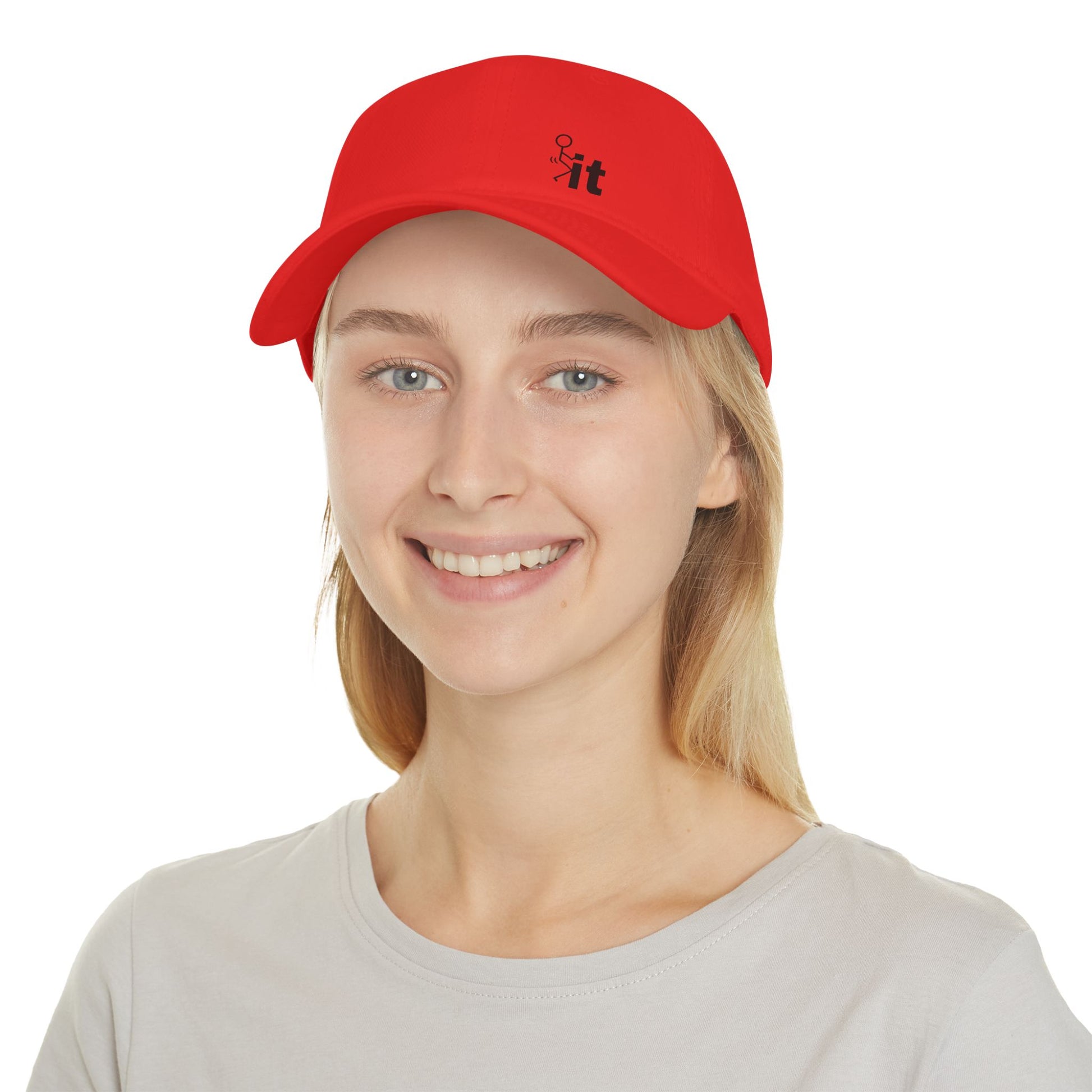 F - it - Embroidered - Low Profile Baseball Cap
