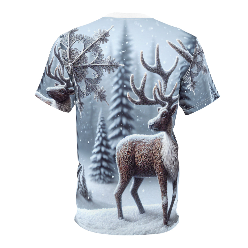 Reindeer Snowflake Scene