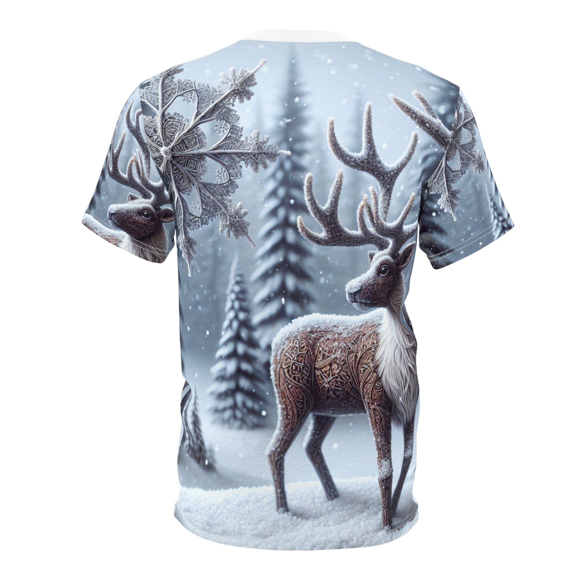 Reindeer Snowflake Scene