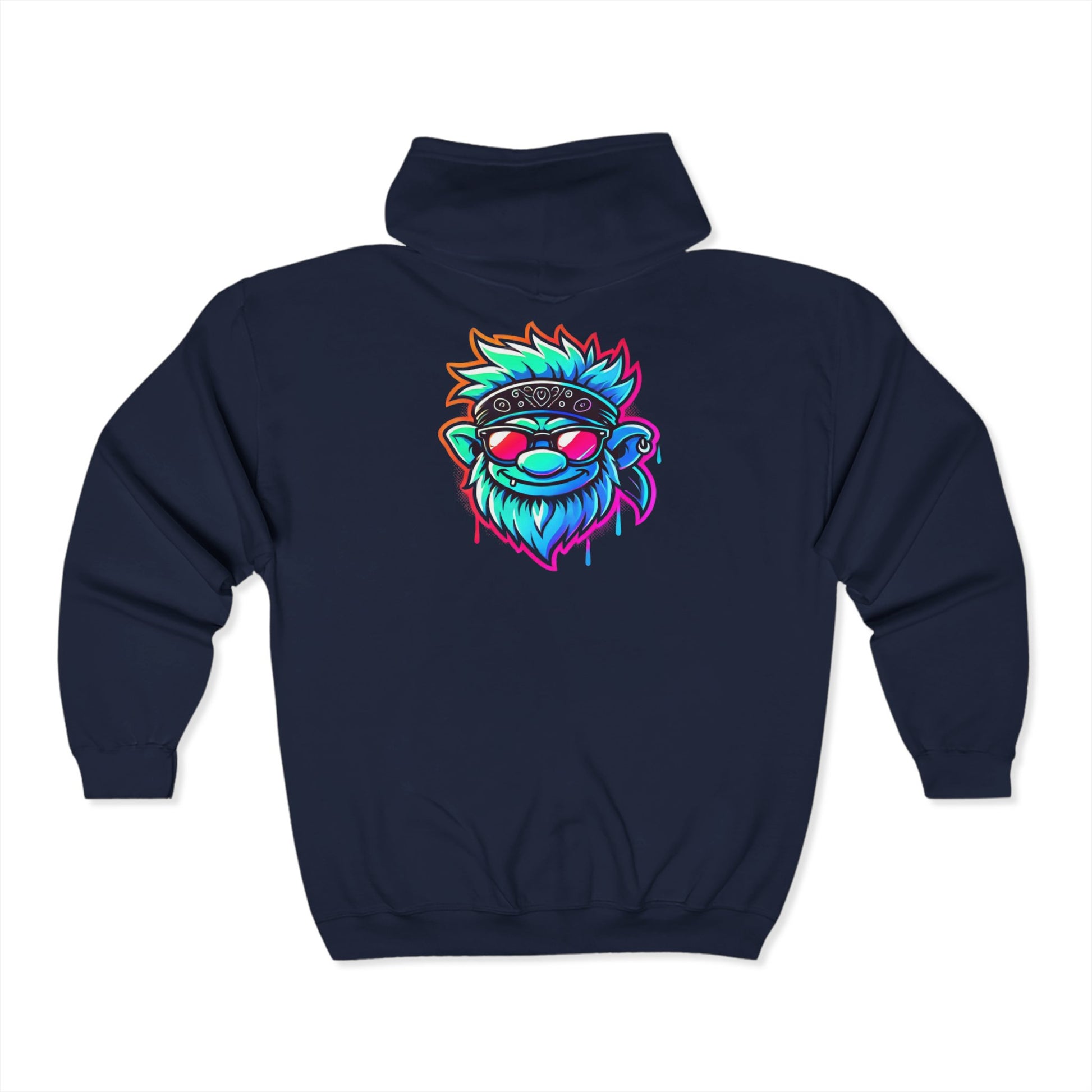 Troll City Graphic Hoodie - Unisex Heavy Blend Zip Sweatshirt