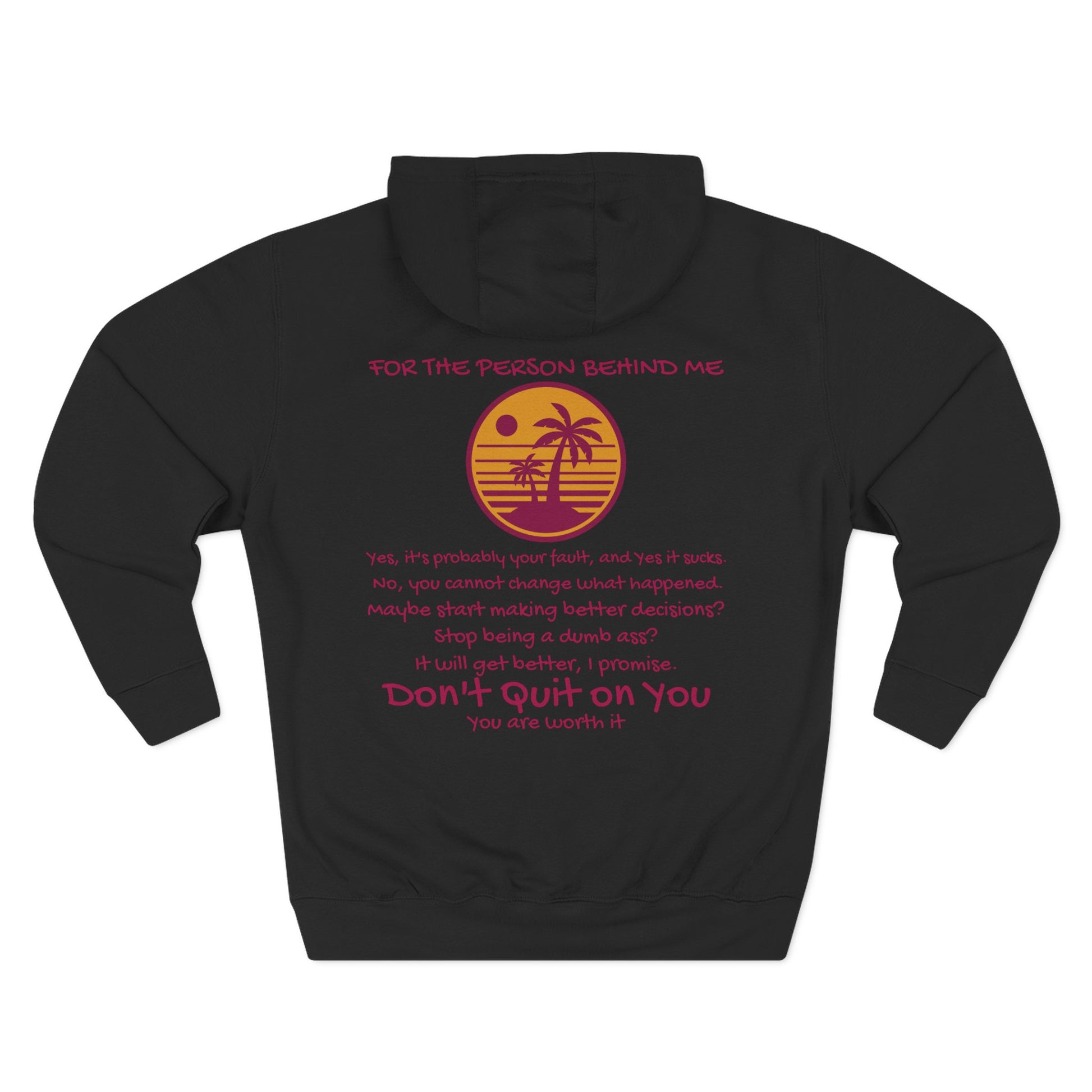 'To the person behind me' - Comfy Fleece Hoodie