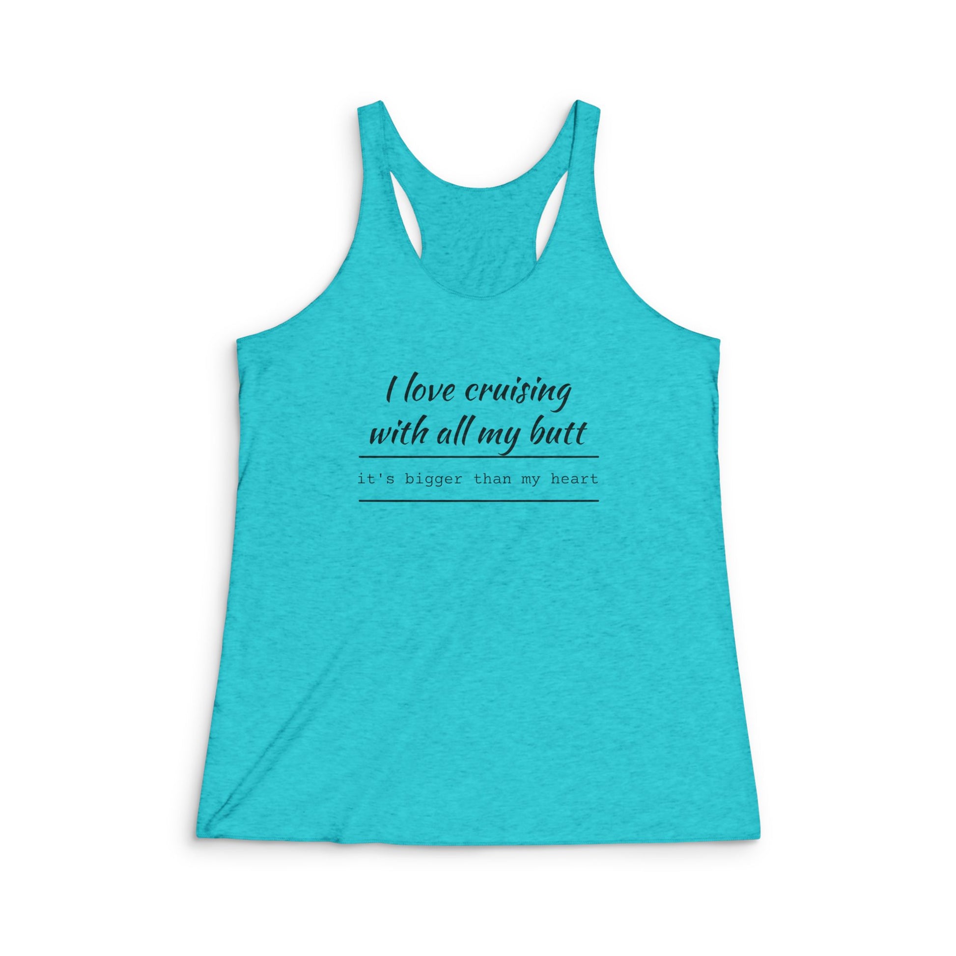 Cruise Vibes Tank Top - I Love Cruising with All My Butt, Funny Tank, Summer Top, Vacation Wear, Gift for Cruisers