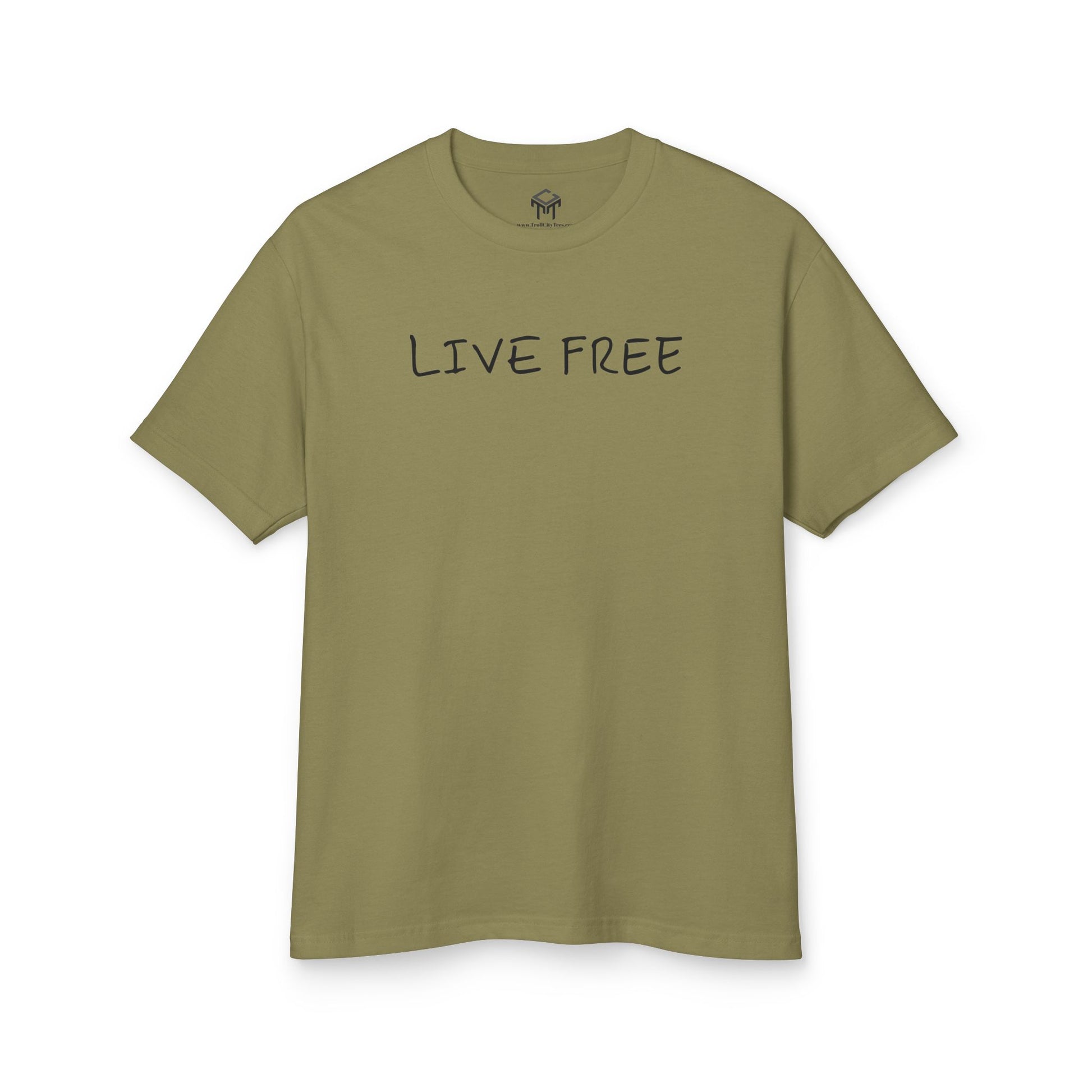 "Live Free" Unisex Heavyweight Tee - Comfort & Style for Everyday Adventures