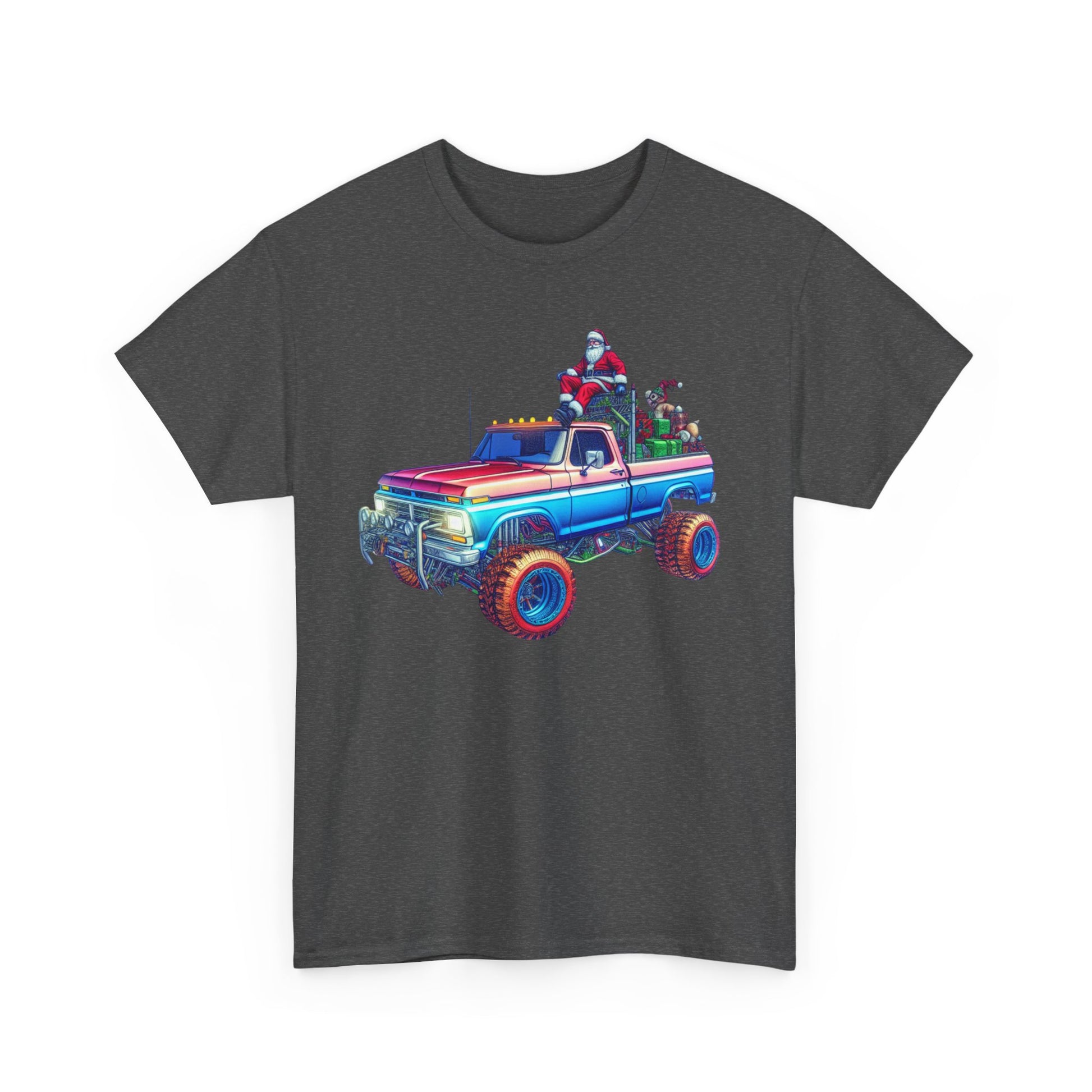 Santa in a big ol' lifted truck!