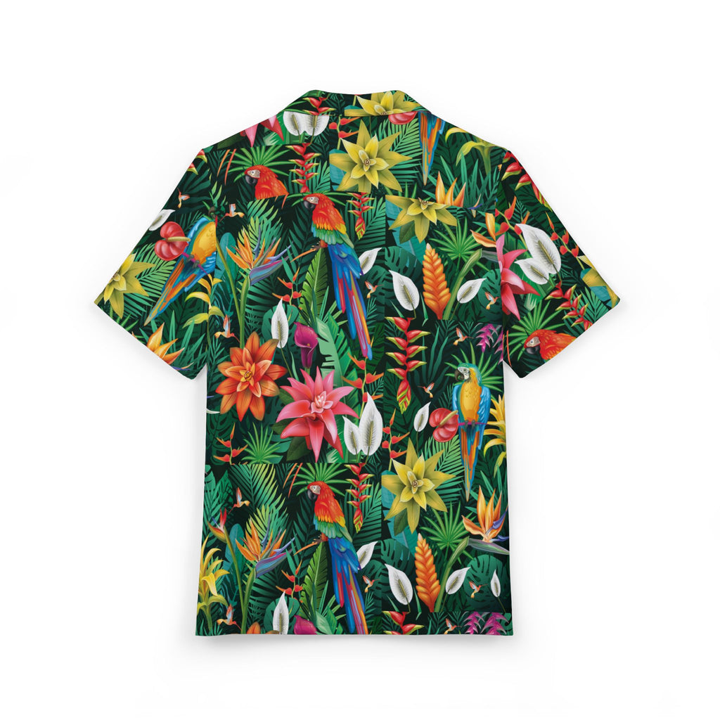 Tropical Button-Down Shirt, Caribbean Dinner Night Cruise Shirt Unisex Hawaiian Shirt, Summer Apparel, Vacation Outfit, Beach Party Shirt, Casual Wear