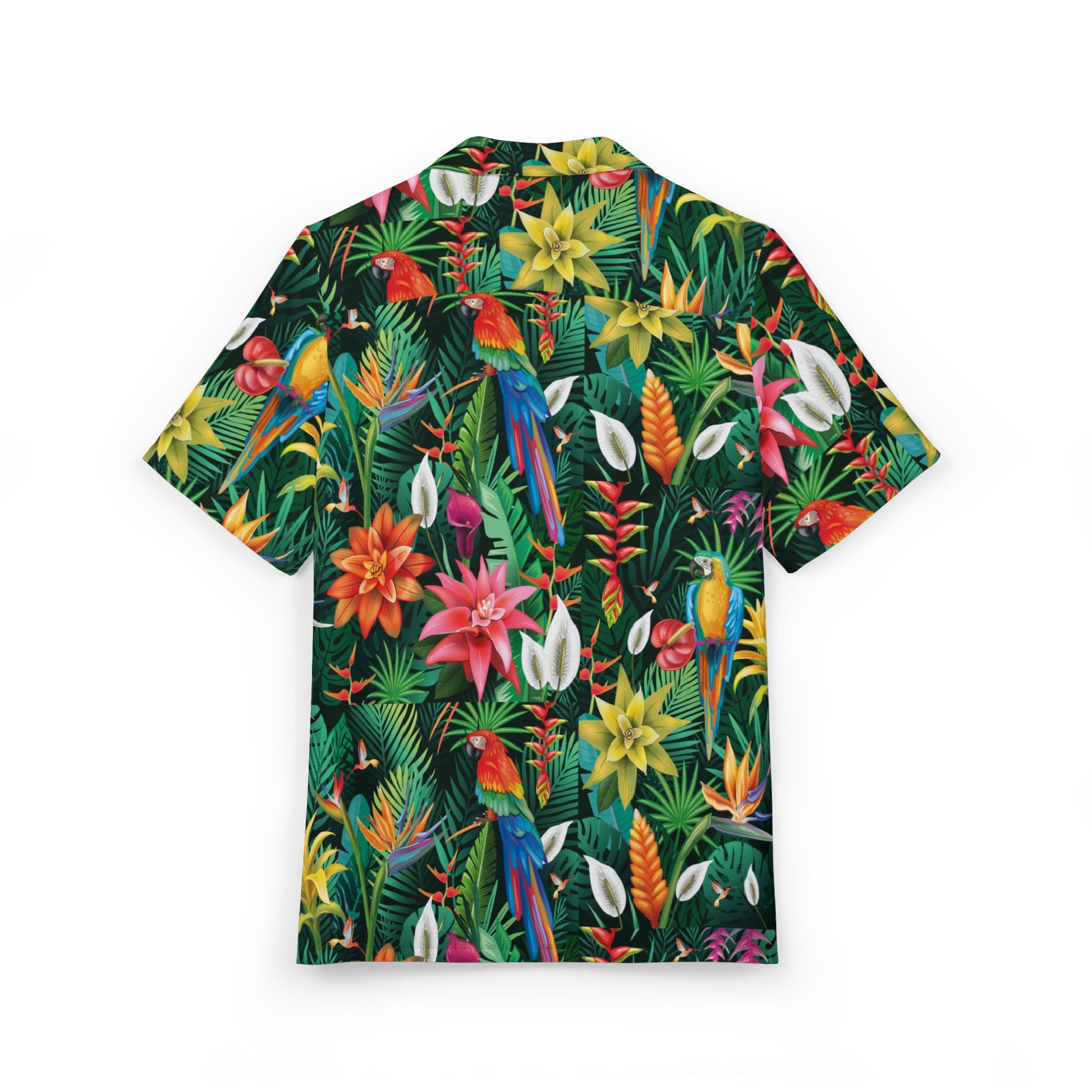 Tropical Button-Down Shirt, Caribbean Dinner Night Cruise Shirt Unisex Hawaiian Shirt, Summer Apparel, Vacation Outfit, Beach Party Shirt, Casual Wear