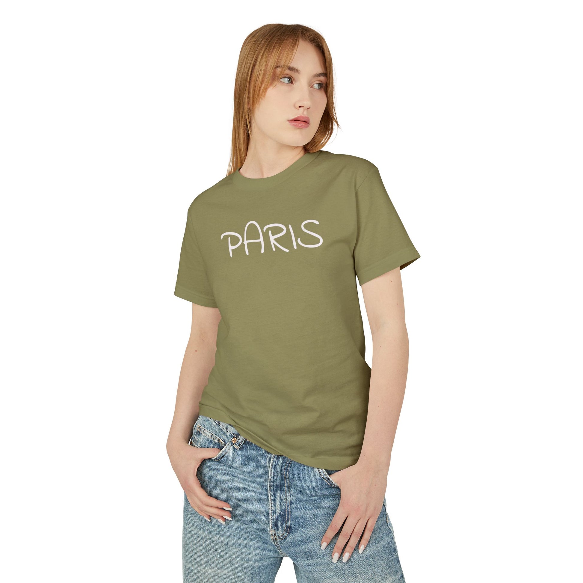 "PARIS" Unisex Heavyweight Tee - Comfort & Style for Everyday Adventures