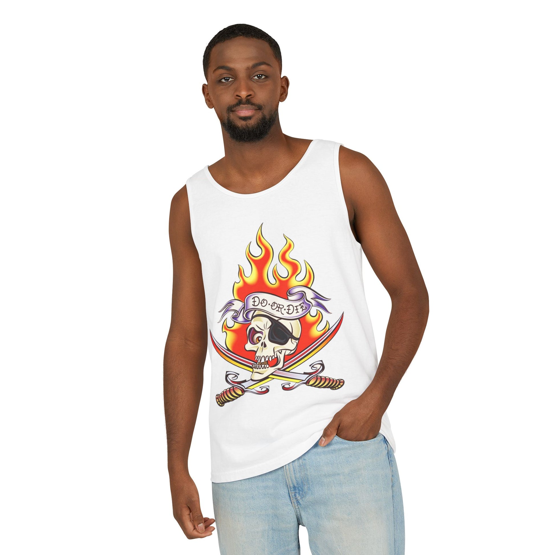 Pirate Skull CRUISE Tank Top Unisex Summer Tee, Casual Beach Wear, Festival Fashion, Adventure Apparel, Gift for Him