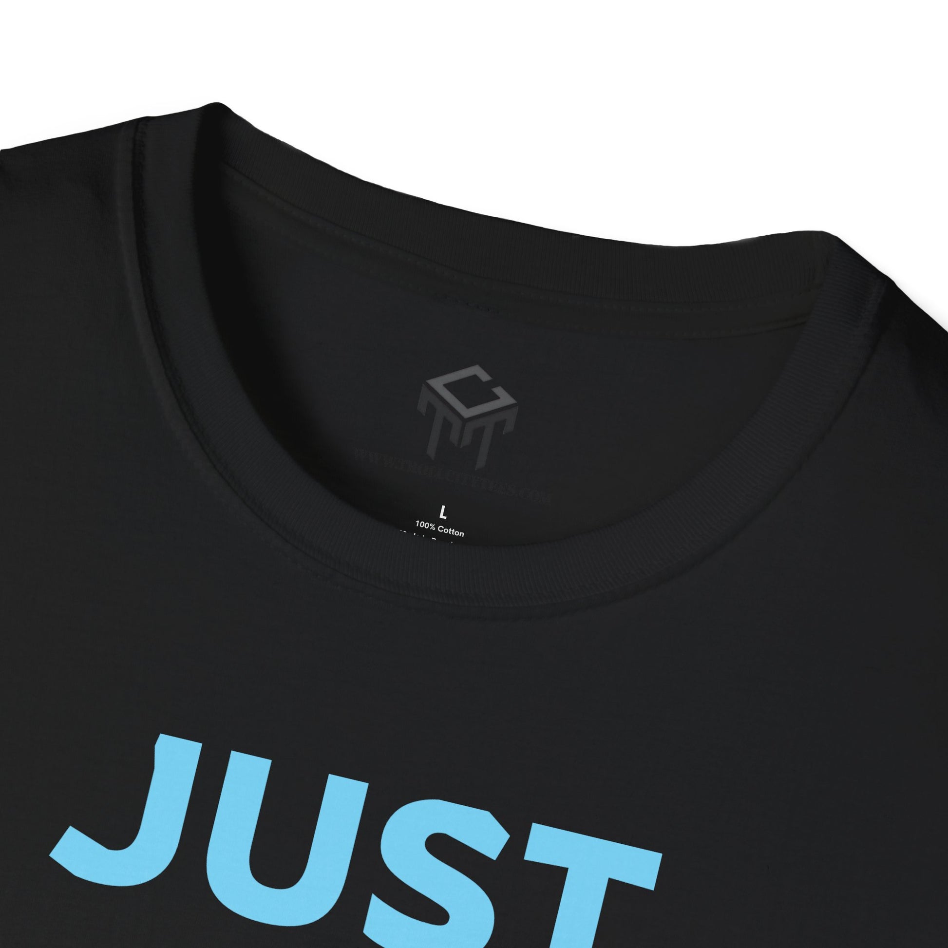 Just Did It - BLUE Lettering - Unisex Softstyle T-Shirt