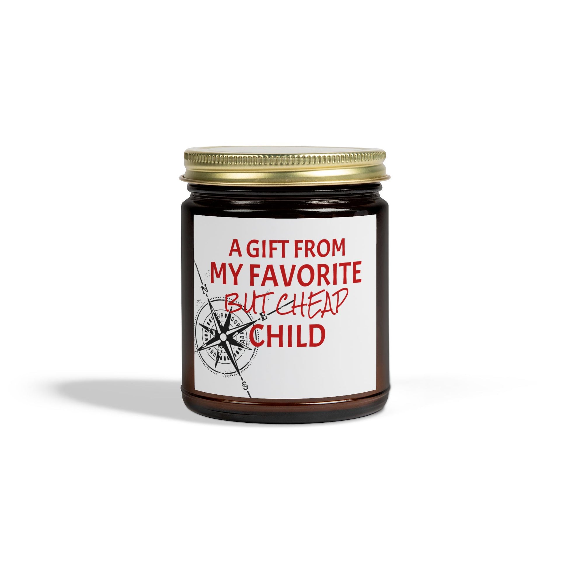 A Gift From My Favorite Child- Scented Candles, Coconut Apricot Wax (4oz, 9oz)