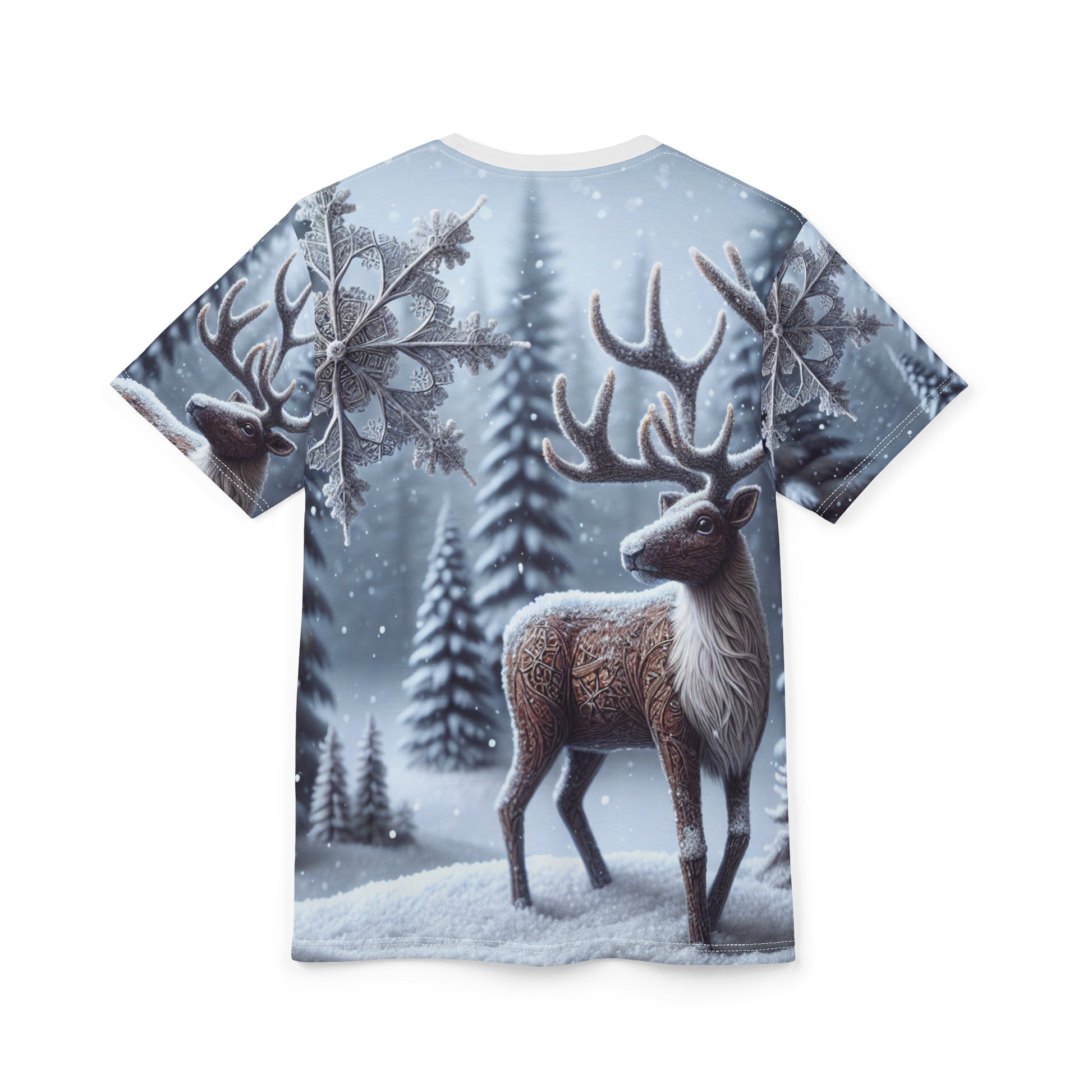 Reindeer Snowflake Scene