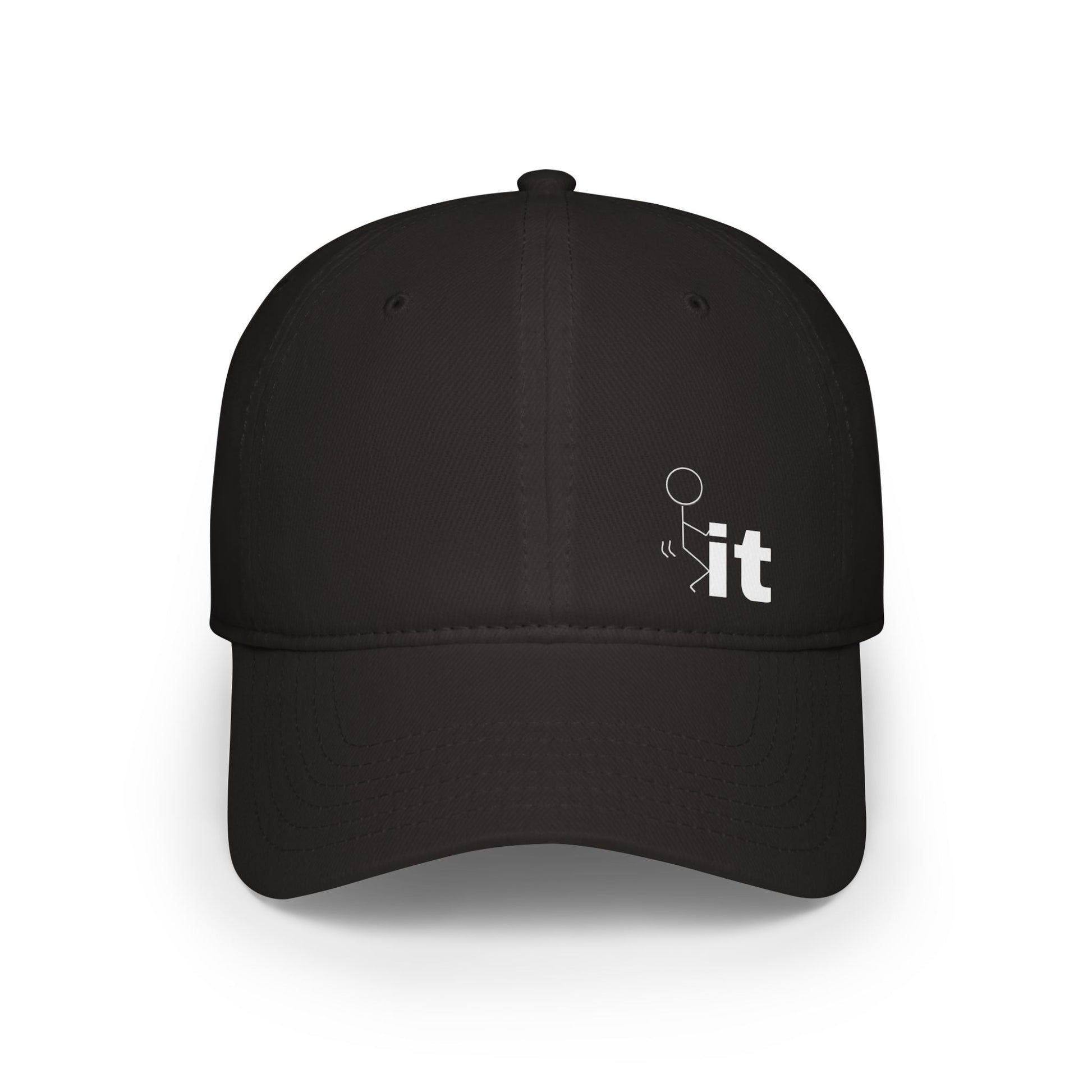 F - it - Embroidered - Low Profile Baseball Cap