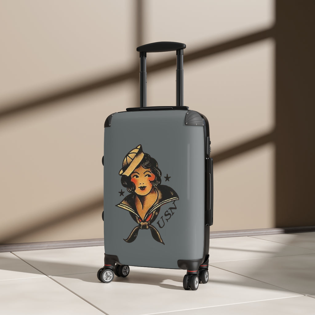 Pin-Up Girl - Sailor - Suitcase - Travel Bag
