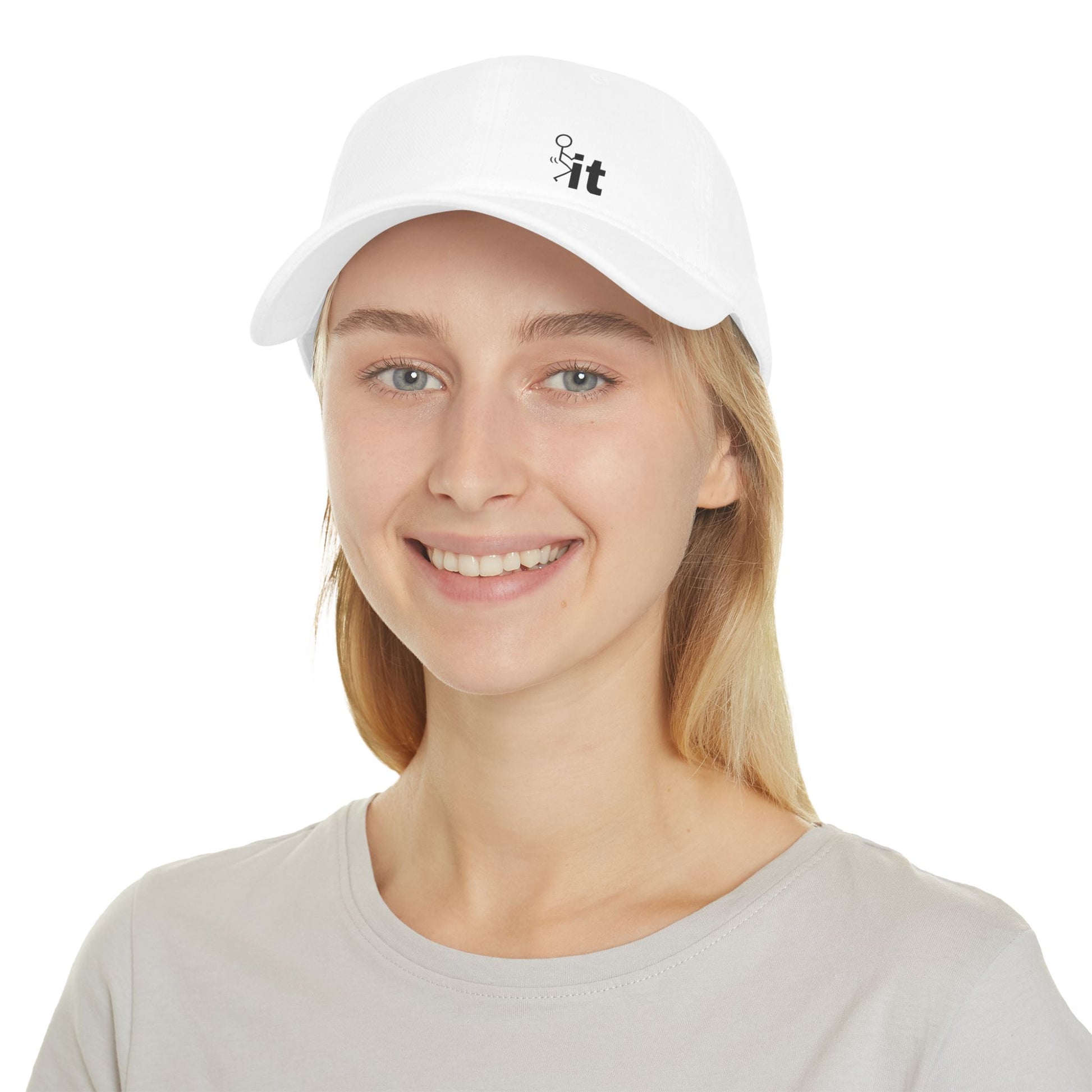 F - it - Embroidered - Low Profile Baseball Cap