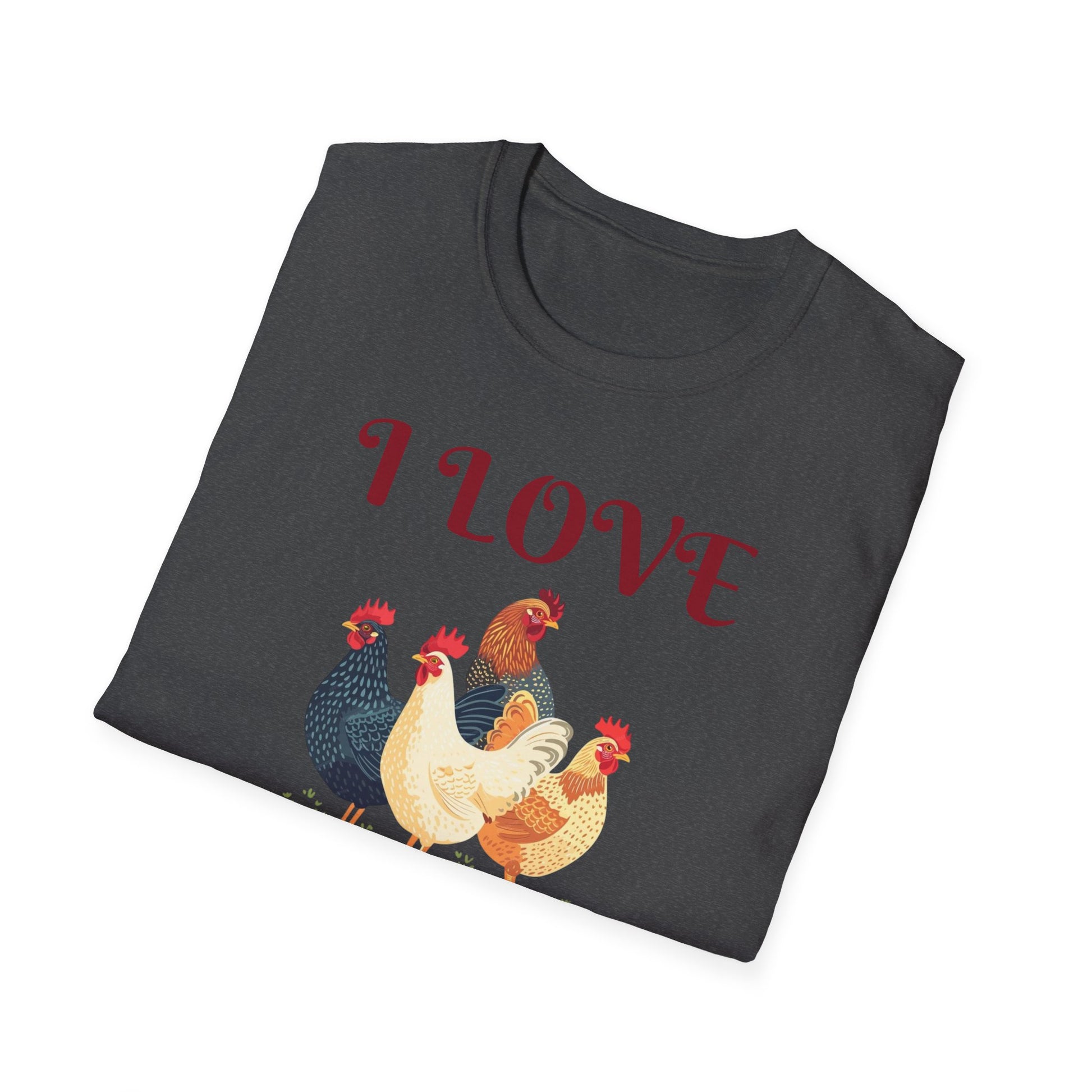 I love C*cks - Funny Rooster Shirt