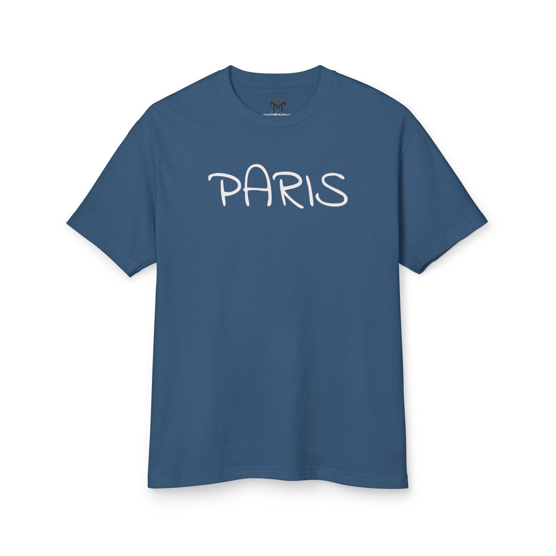 "PARIS" Unisex Heavyweight Tee - Comfort & Style for Everyday Adventures