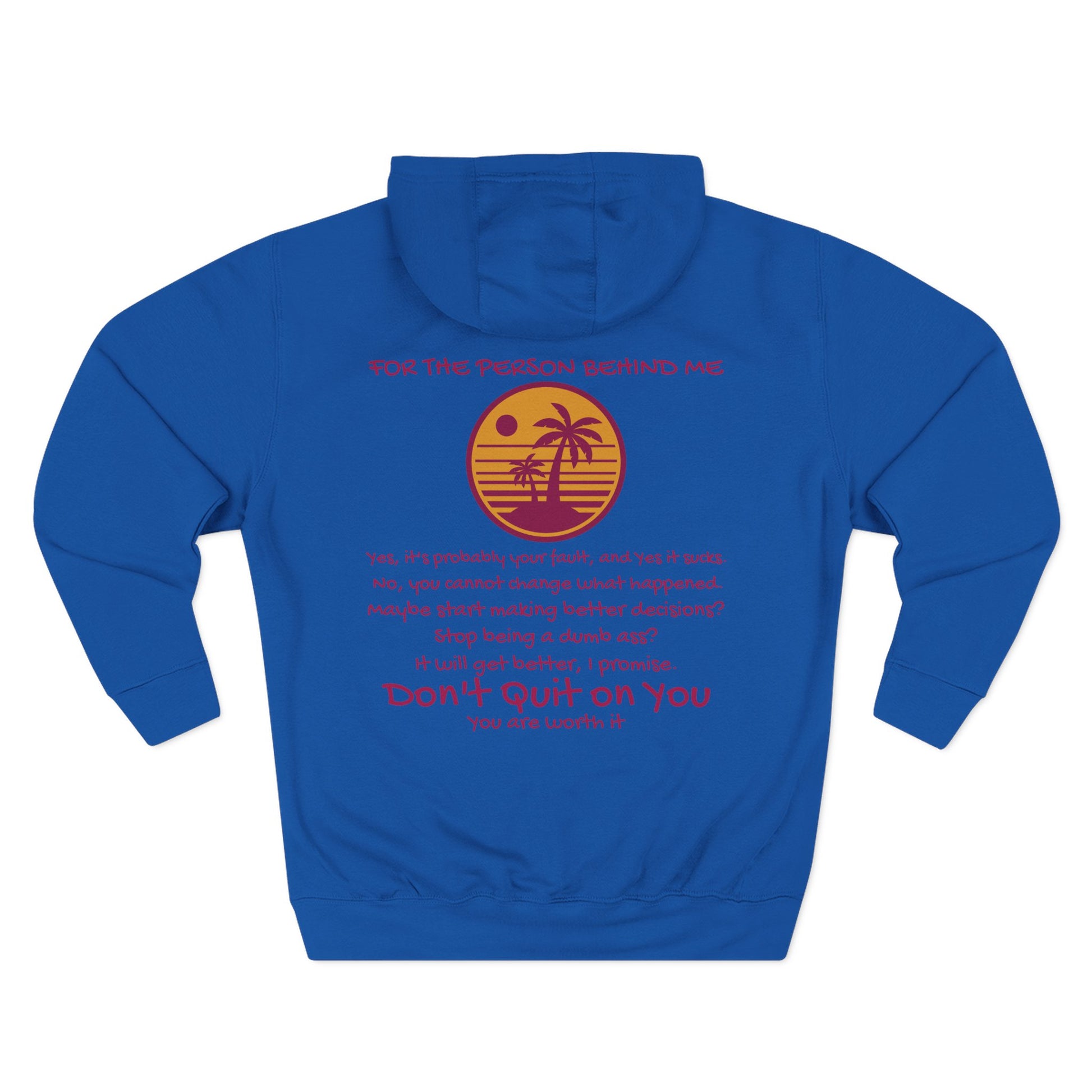 'To the person behind me' - Comfy Fleece Hoodie