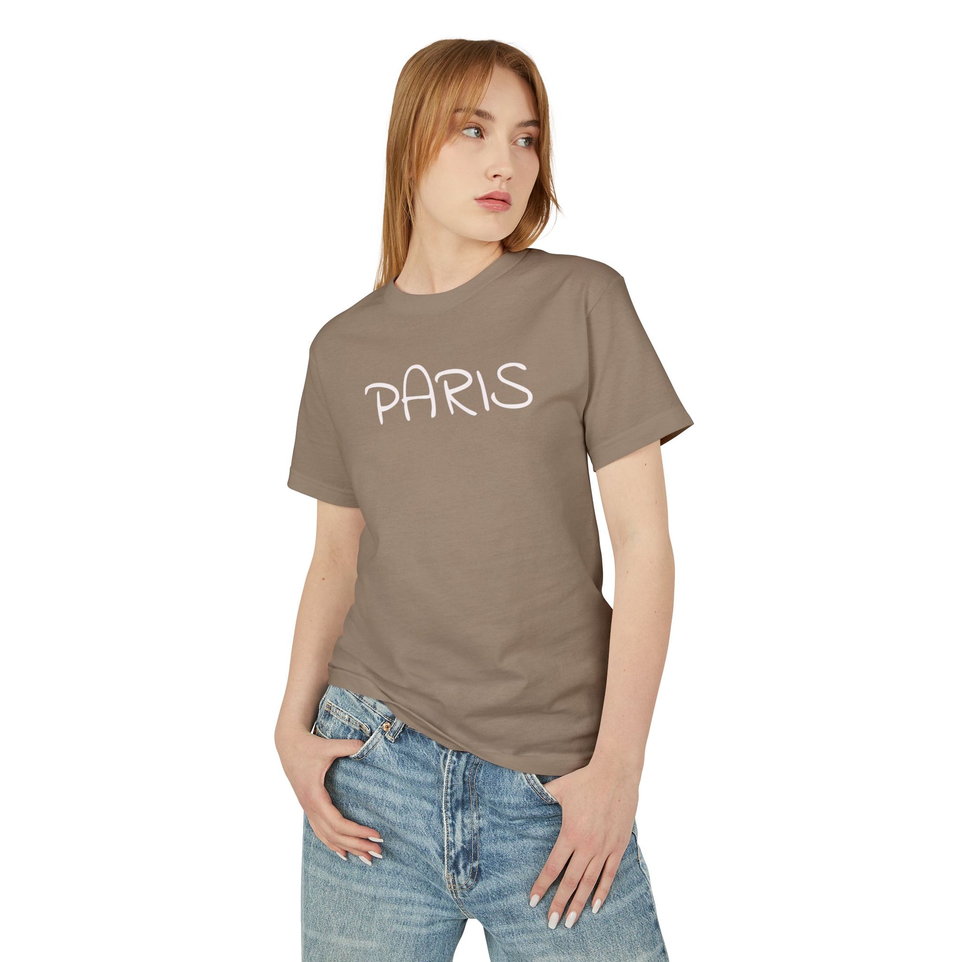 "PARIS" Unisex Heavyweight Tee - Comfort & Style for Everyday Adventures