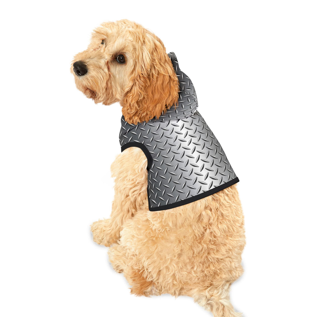 Diamond Plate Pet Hoodie