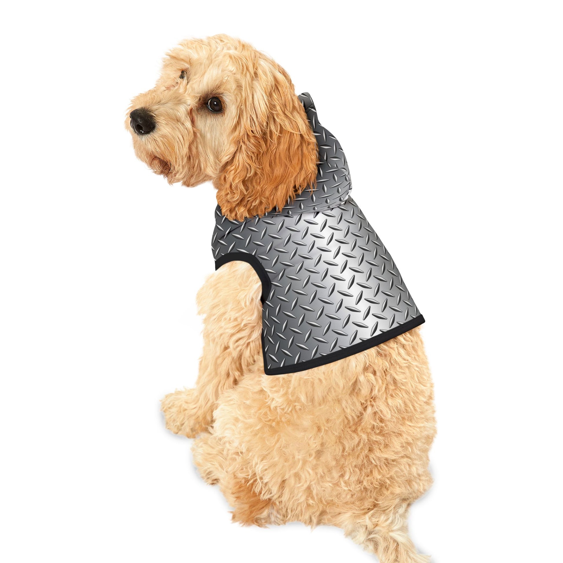 Diamond Plate Pet Hoodie