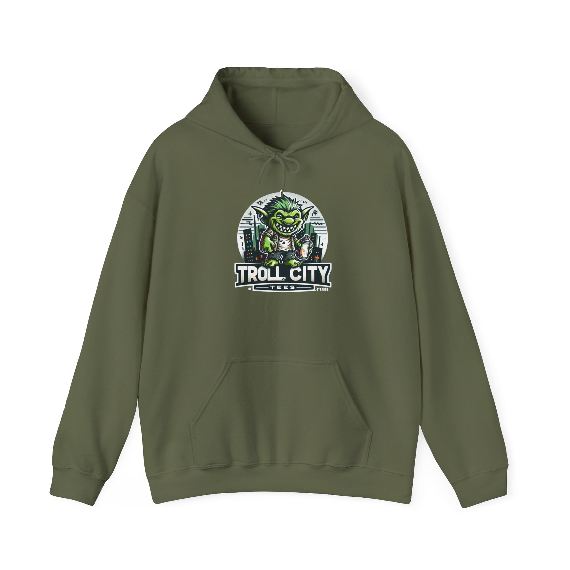 TROLL CITY OFFICIAL Unisex Heavy Blend™ Hooded Sweatshirt