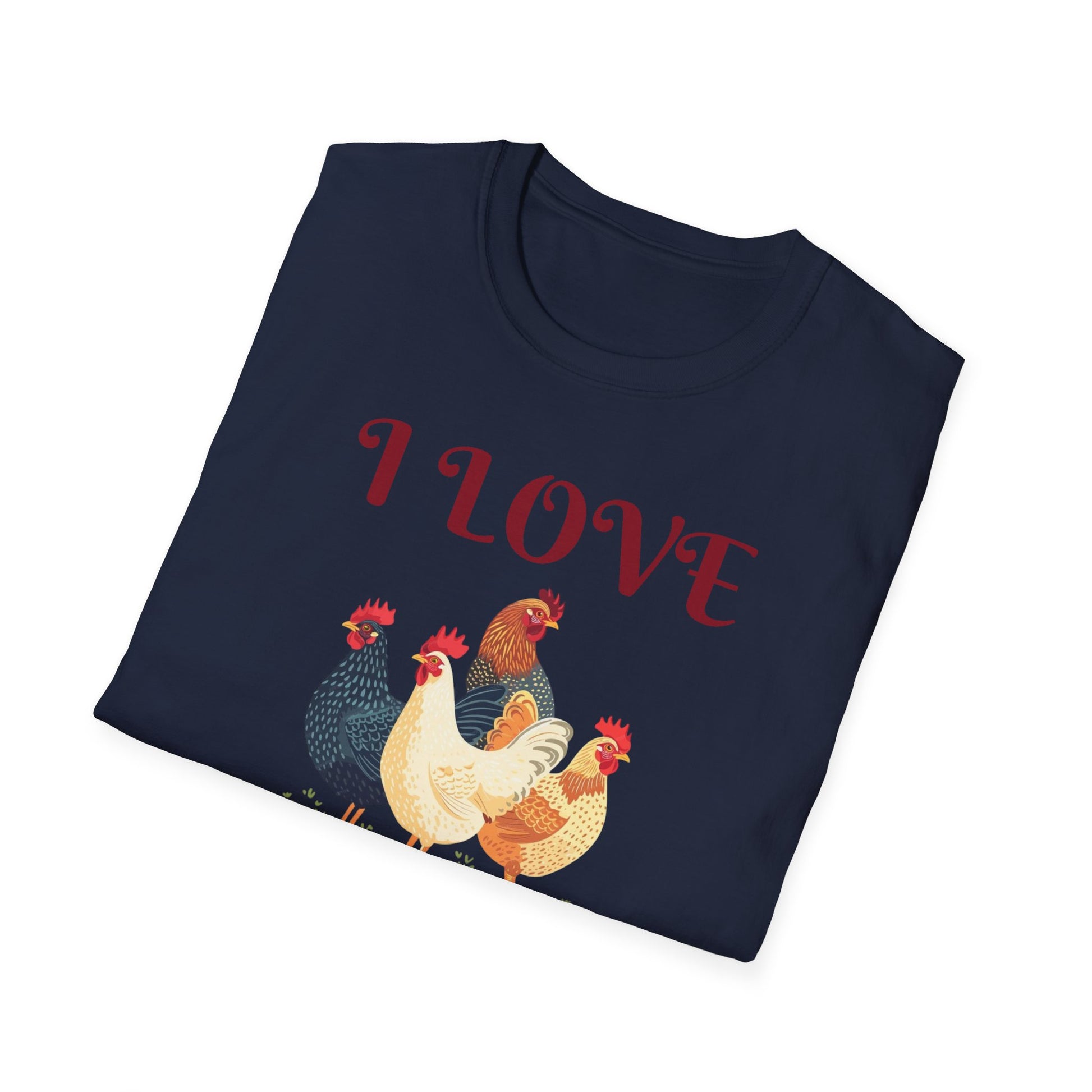 I love C*cks - Funny Rooster Shirt