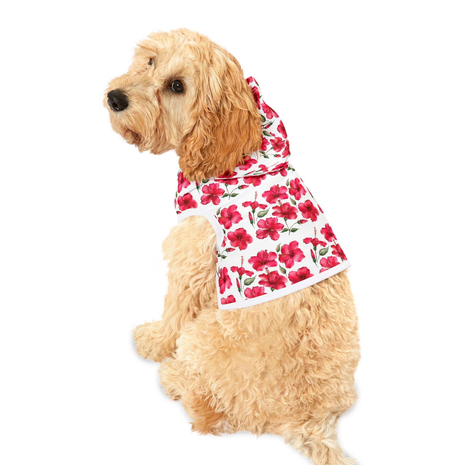 Rose Pattern Pet Hoodie
