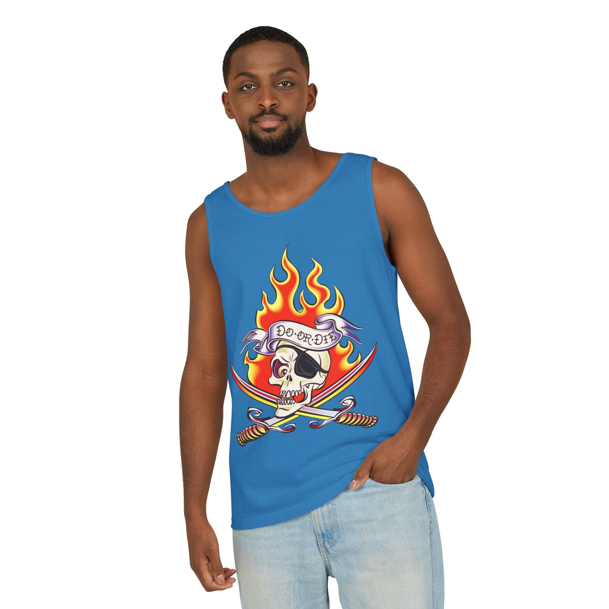 Pirate Skull CRUISE Tank Top Unisex Summer Tee, Casual Beach Wear, Festival Fashion, Adventure Apparel, Gift for Him