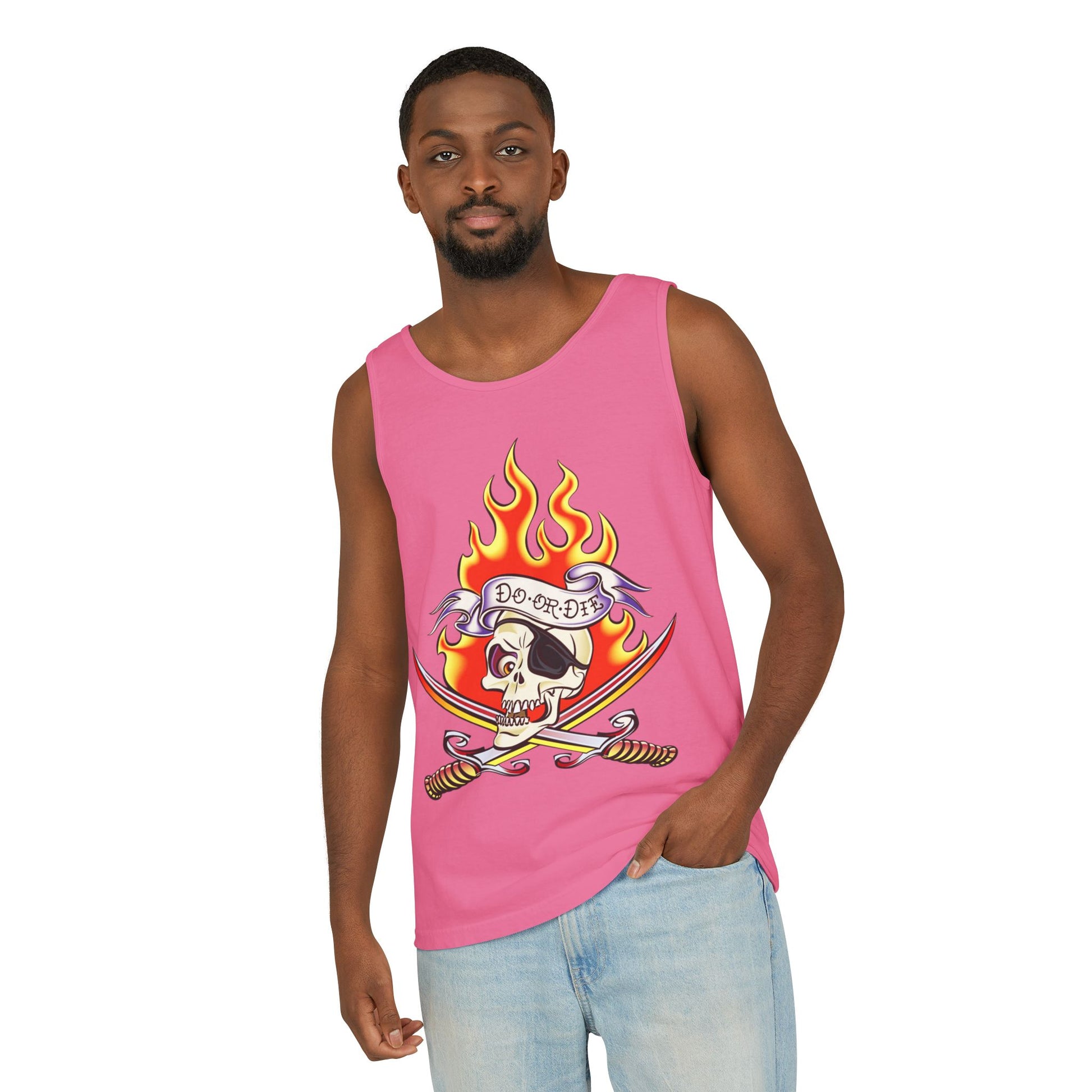 Pirate Skull CRUISE Tank Top Unisex Summer Tee, Casual Beach Wear, Festival Fashion, Adventure Apparel, Gift for Him
