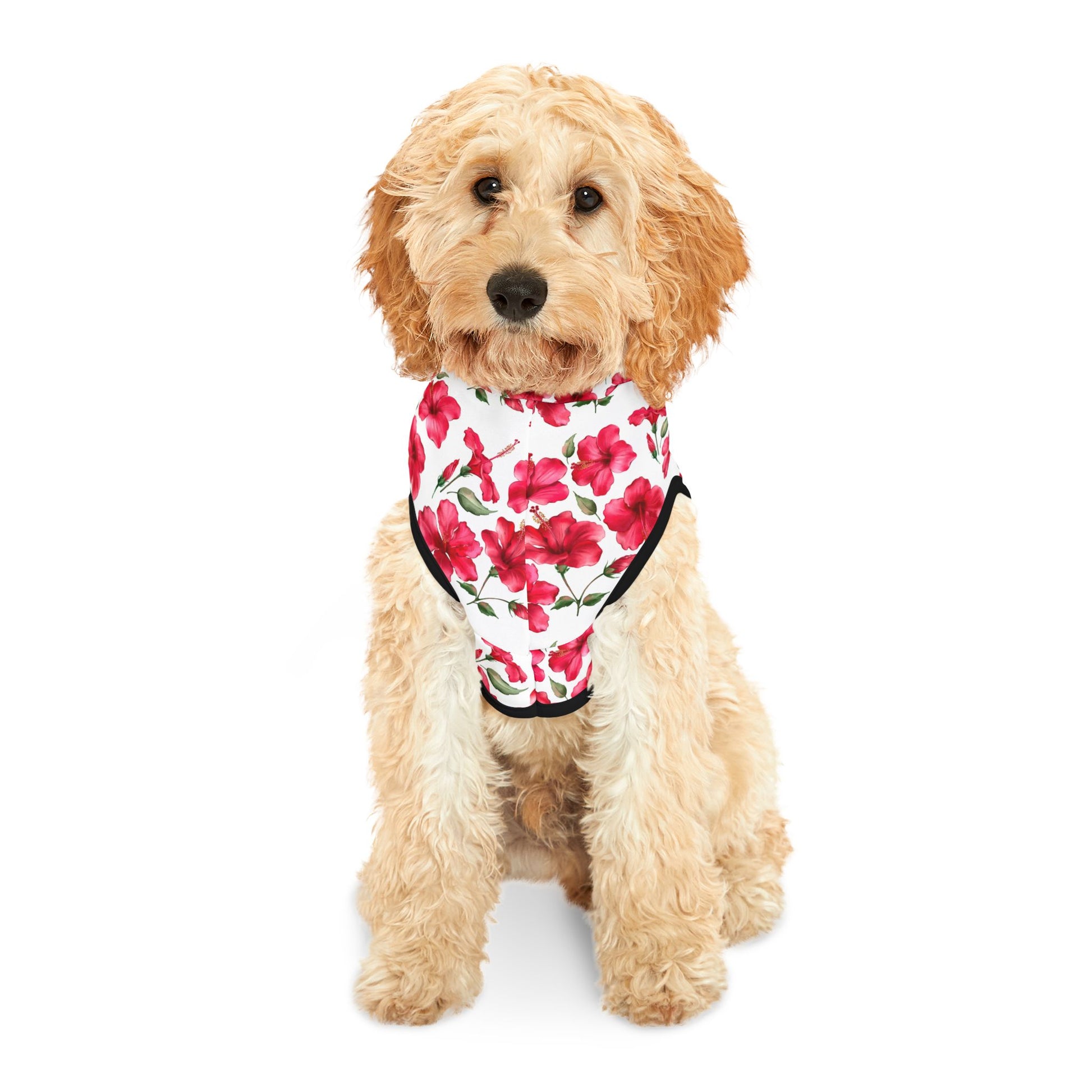 Rose Pattern Pet Hoodie