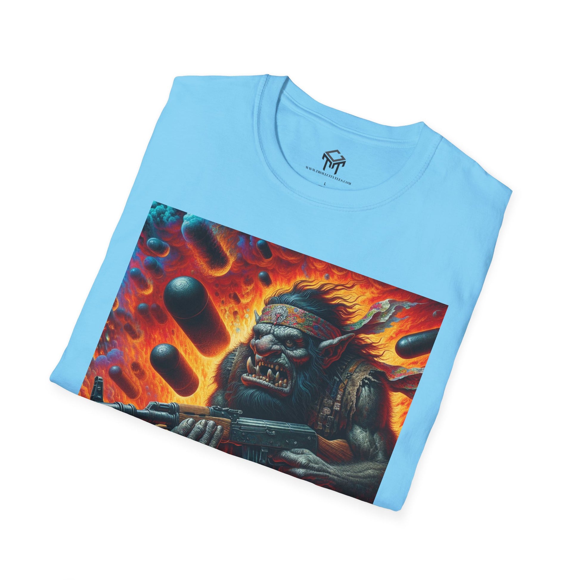 6 Finger AI Battle Troll - Funny Unisex T-Shirt