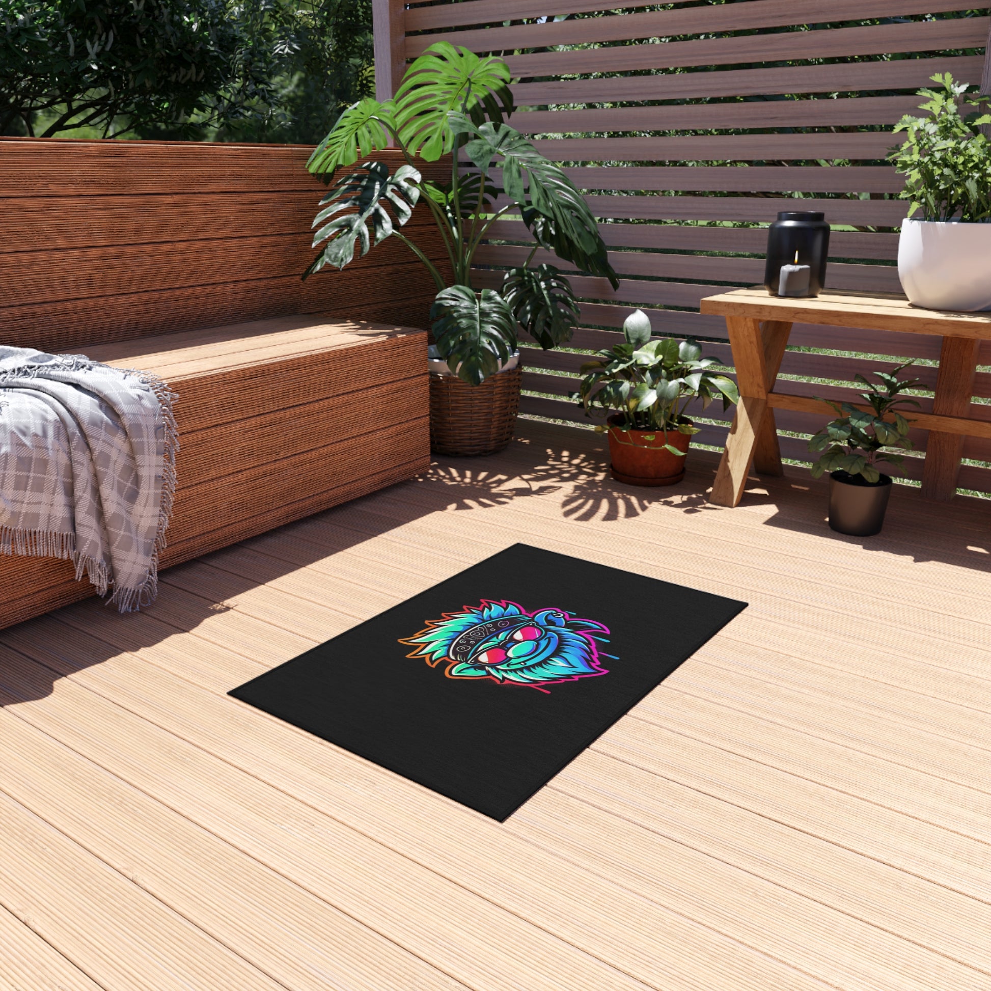 Tribal Troll - Outdoor Rug 2'x3'