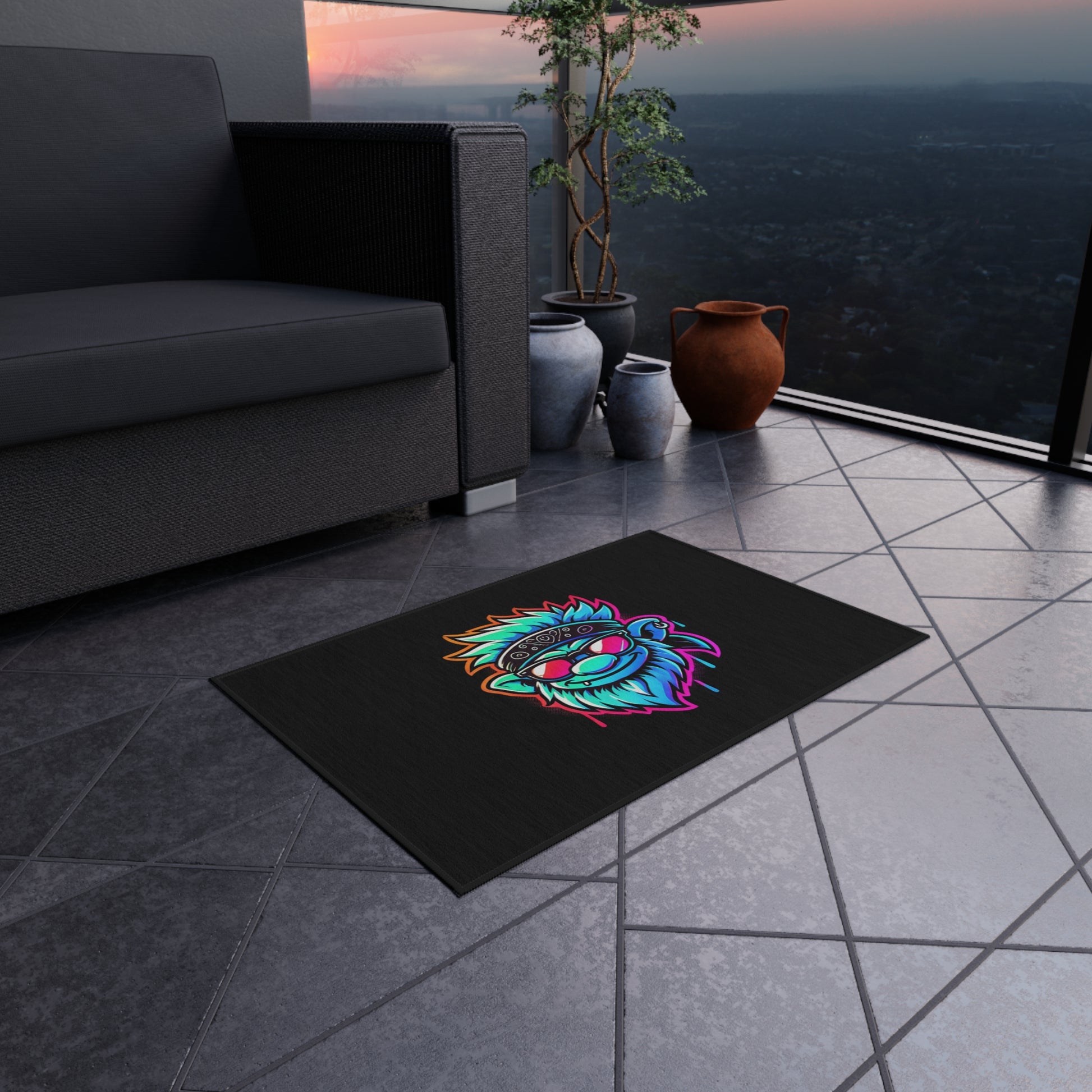 Tribal Troll - Outdoor Rug 2'x3'