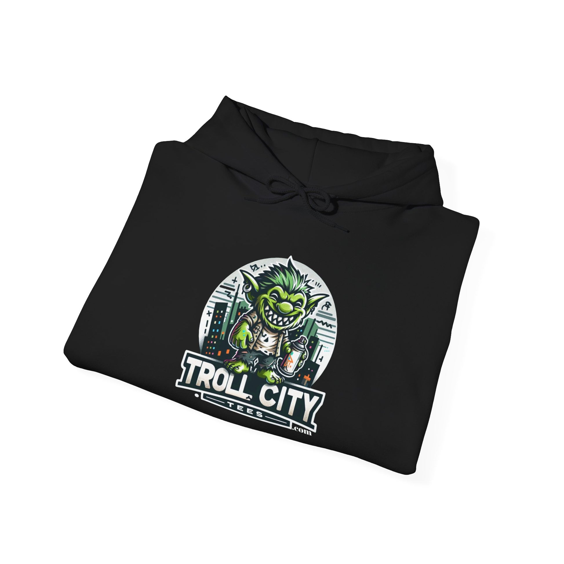 TROLL CITY OFFICIAL Unisex Heavy Blend™ Hooded Sweatshirt