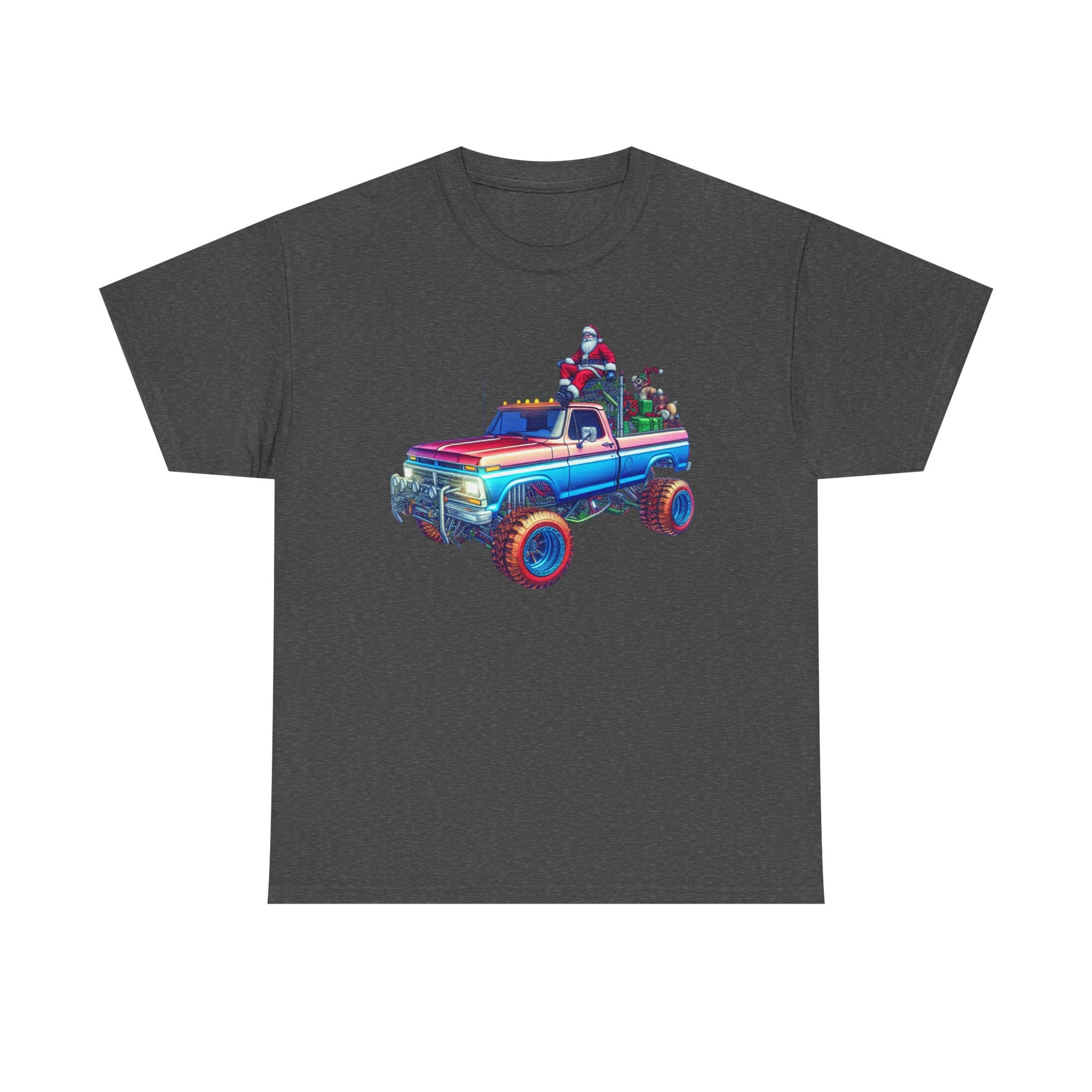 Santa in a big ol' lifted truck!