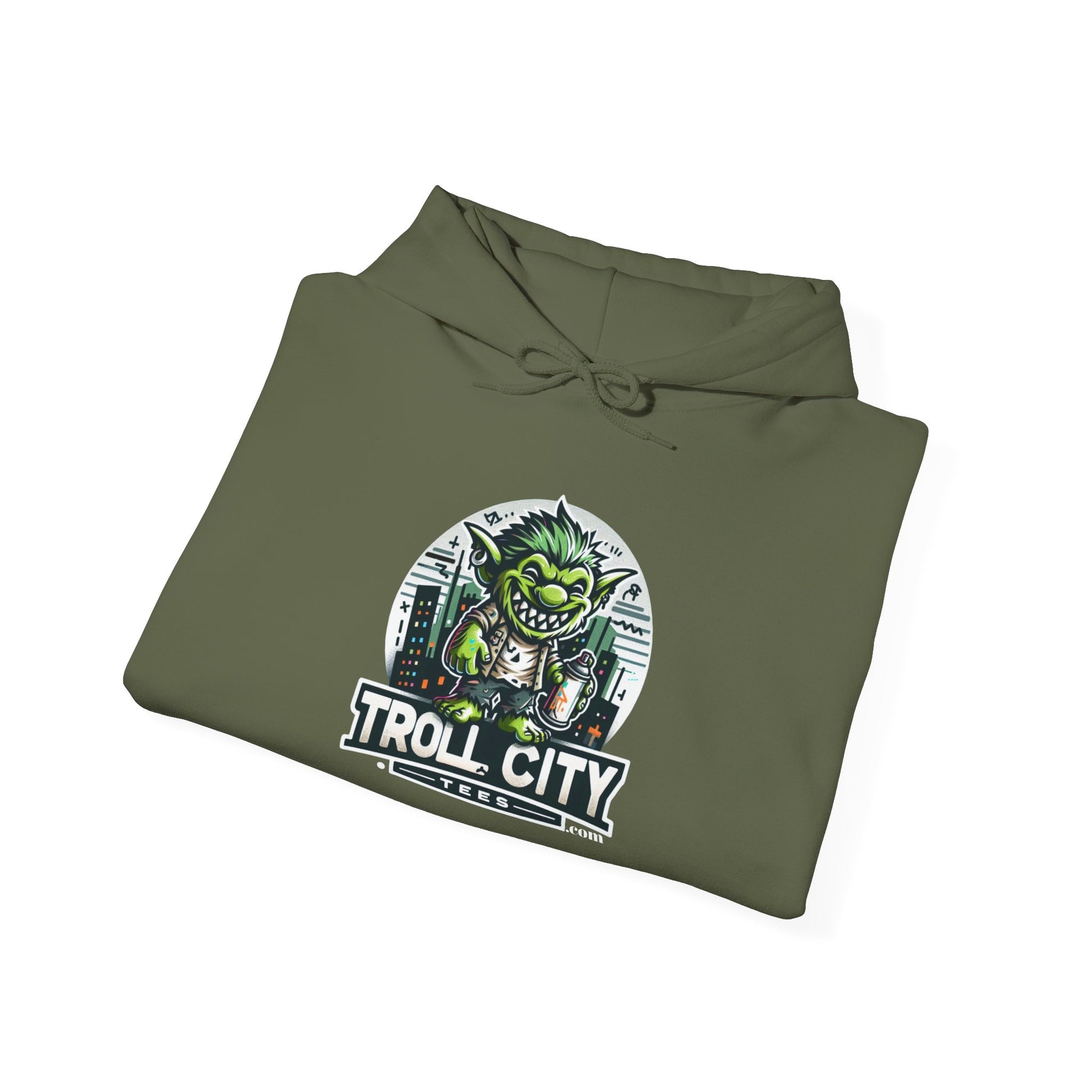 TROLL CITY OFFICIAL Unisex Heavy Blend™ Hooded Sweatshirt