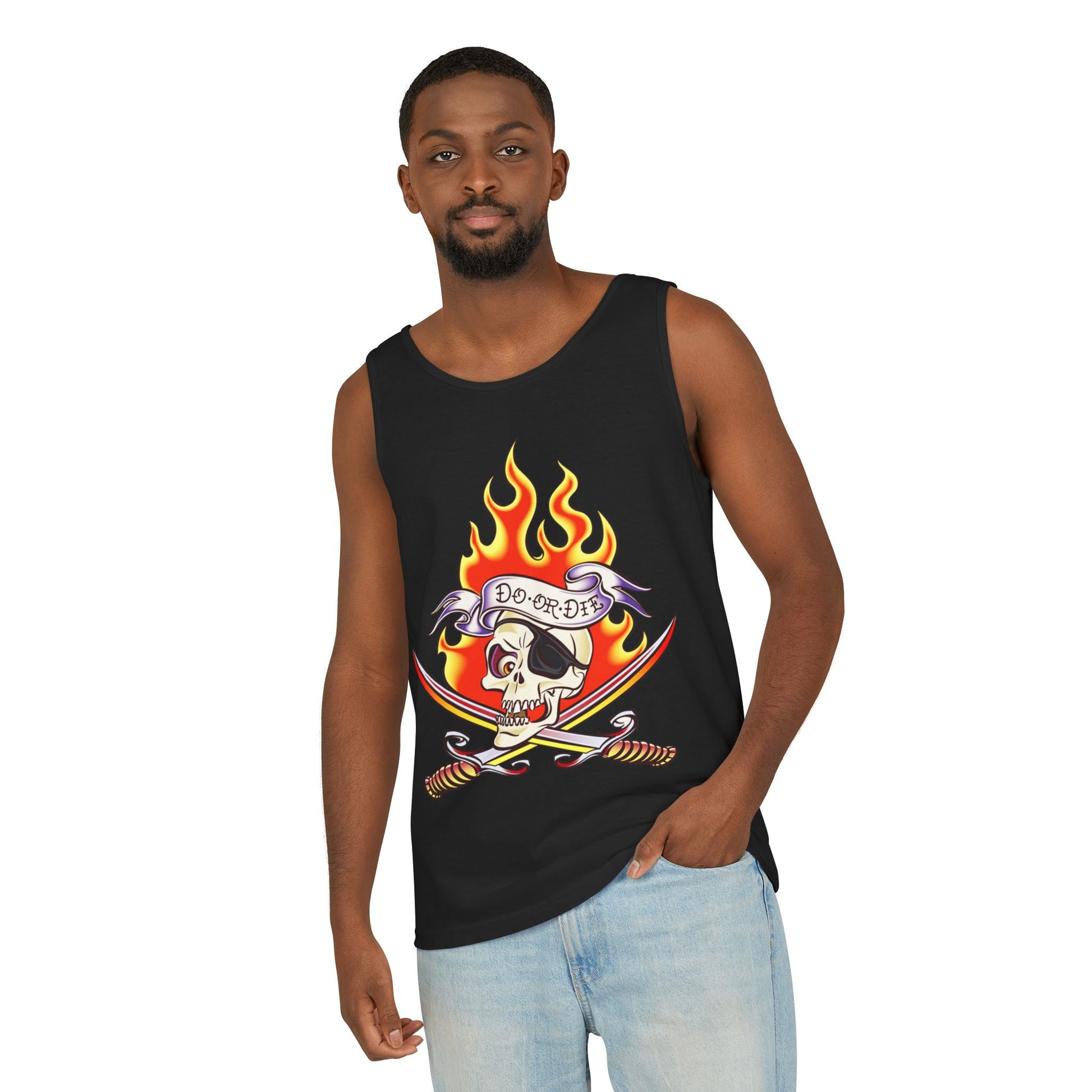 Pirate Skull CRUISE Tank Top Unisex Summer Tee, Casual Beach Wear, Festival Fashion, Adventure Apparel, Gift for Him