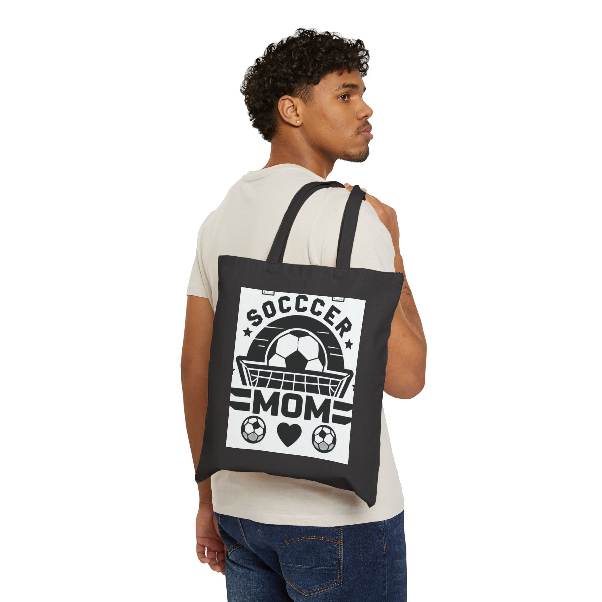 Cotton Canvas Tote Bag - Soccer Mom