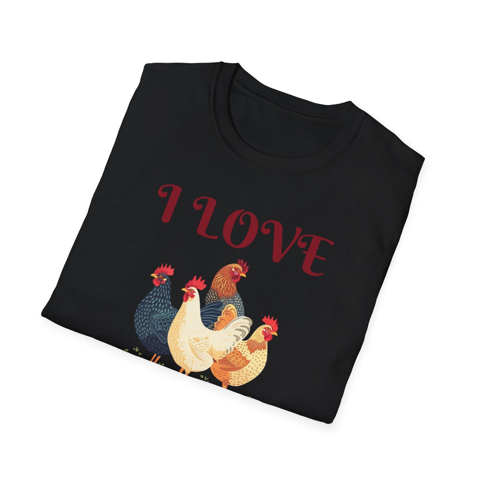 I love C*cks - Funny Rooster Shirt