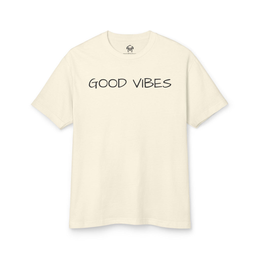 "Good Vibes" Unisex Heavyweight Tee - Comfort & Style for Everyday Adventures
