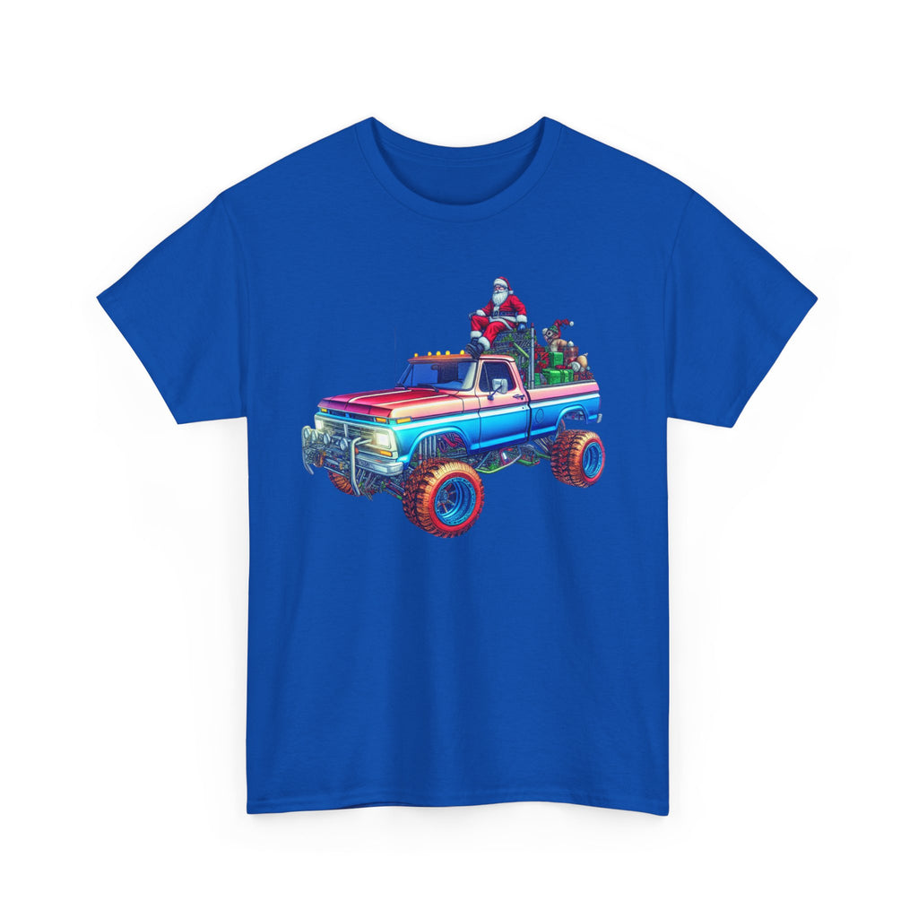 Santa in a big ol' lifted truck!