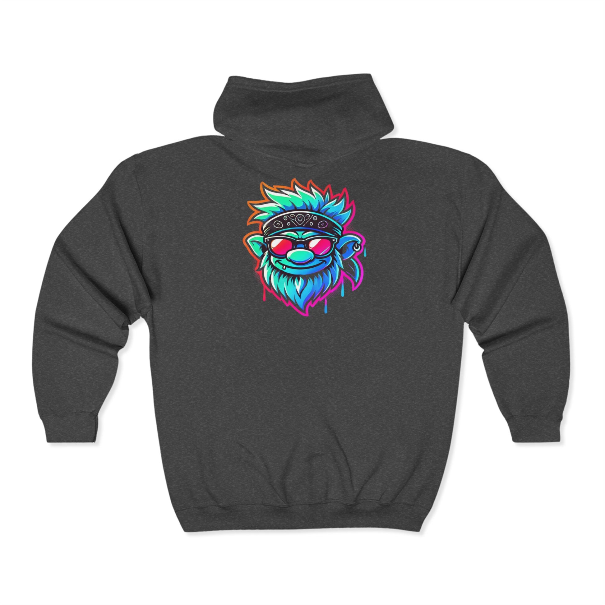 Troll City Graphic Hoodie - Unisex Heavy Blend Zip Sweatshirt