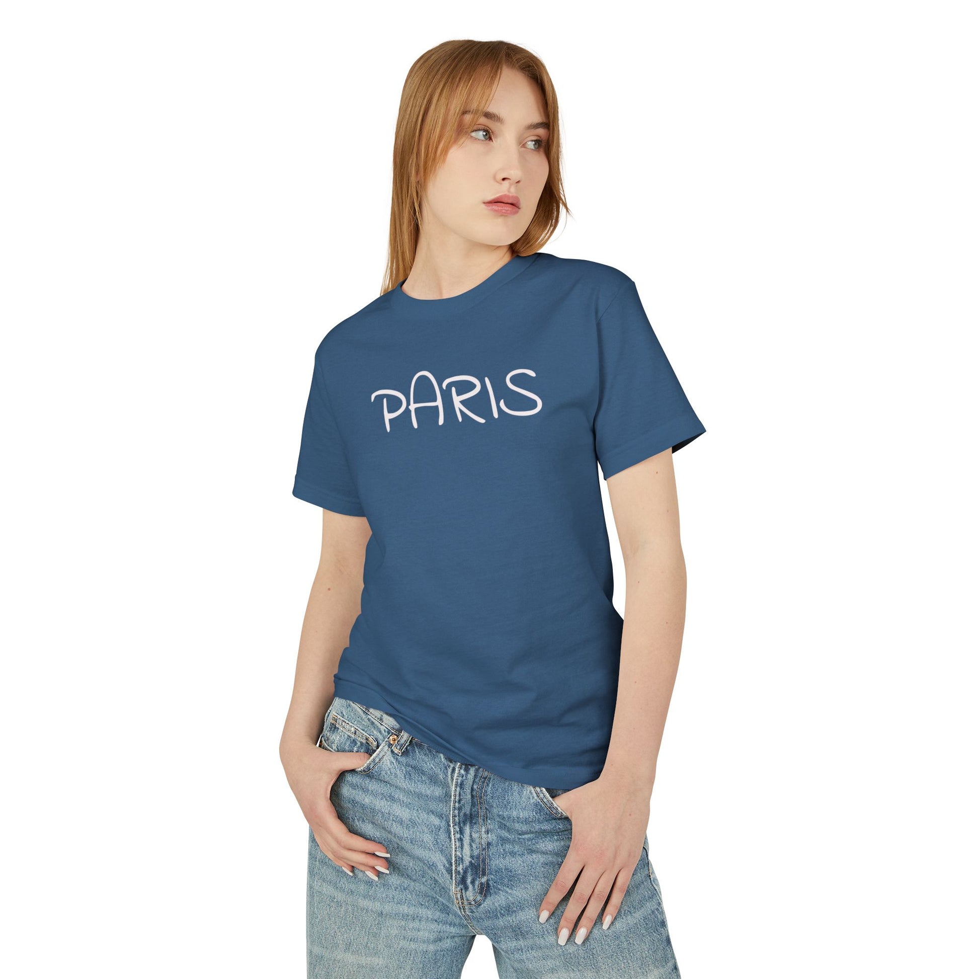 "PARIS" Unisex Heavyweight Tee - Comfort & Style for Everyday Adventures