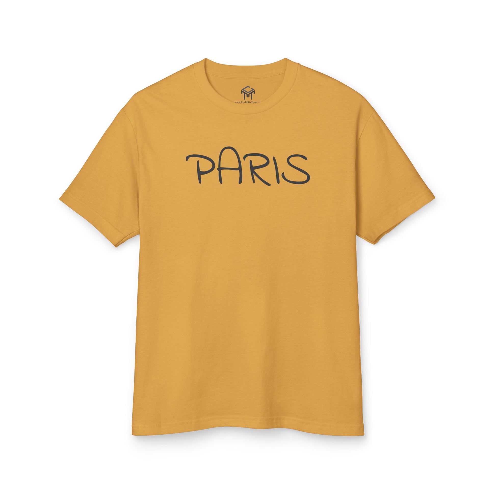 "PARIS" Unisex Heavyweight Tee - Comfort & Style for Everyday Adventures