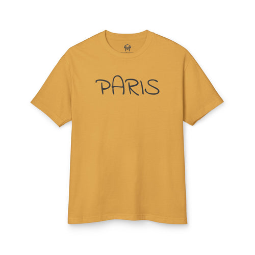 "PARIS" Unisex Heavyweight Tee - Comfort & Style for Everyday Adventures