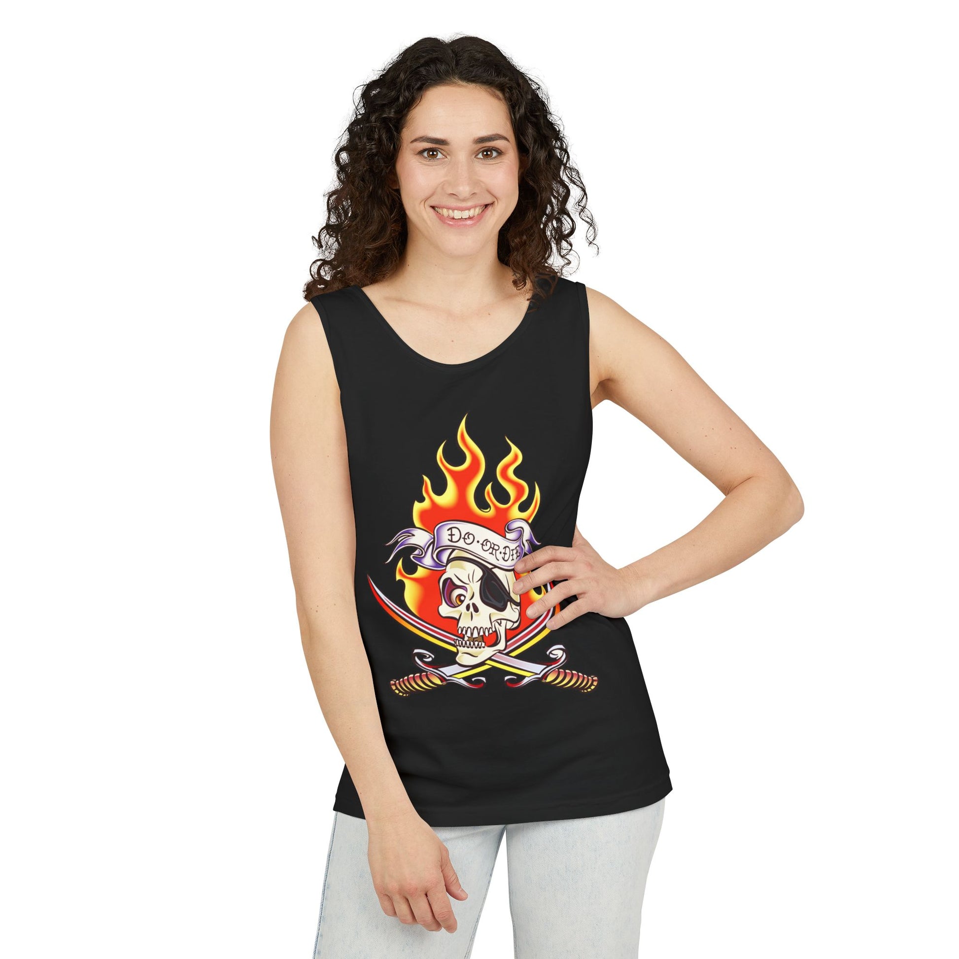 Pirate Skull CRUISE Tank Top Unisex Summer Tee, Casual Beach Wear, Festival Fashion, Adventure Apparel, Gift for Him