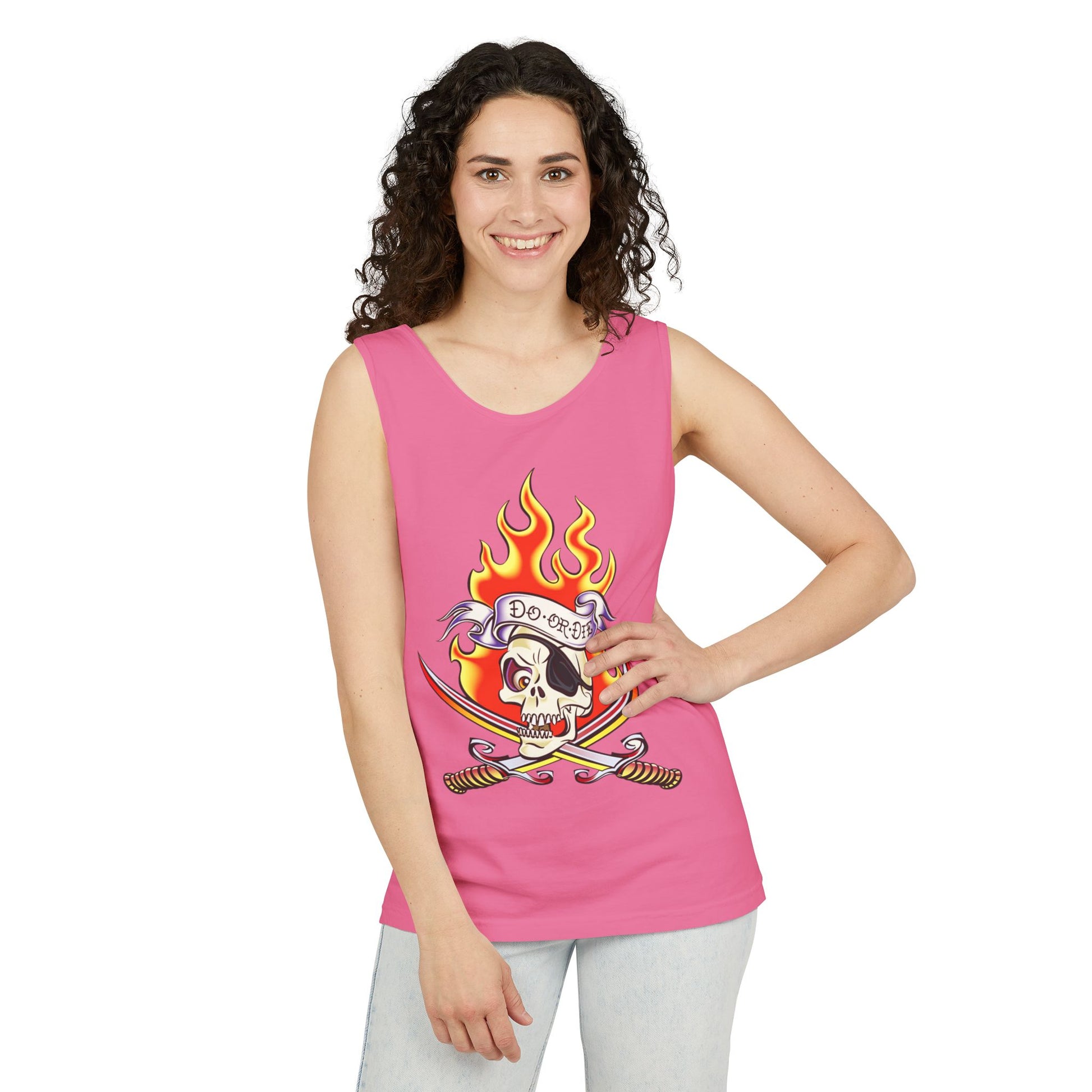 Pirate Skull CRUISE Tank Top Unisex Summer Tee, Casual Beach Wear, Festival Fashion, Adventure Apparel, Gift for Him