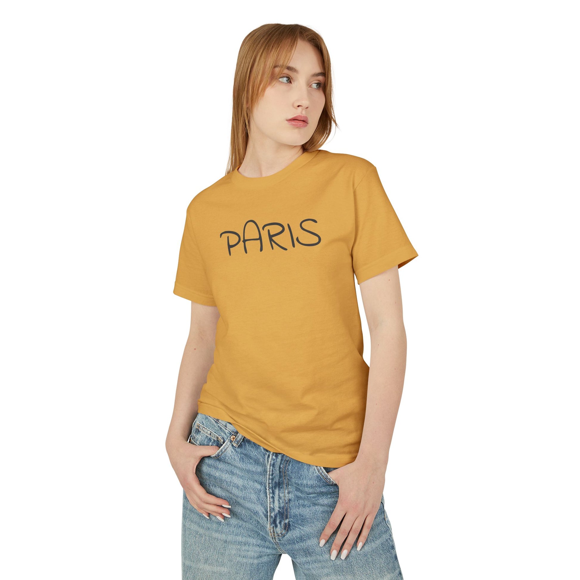"PARIS" Unisex Heavyweight Tee - Comfort & Style for Everyday Adventures